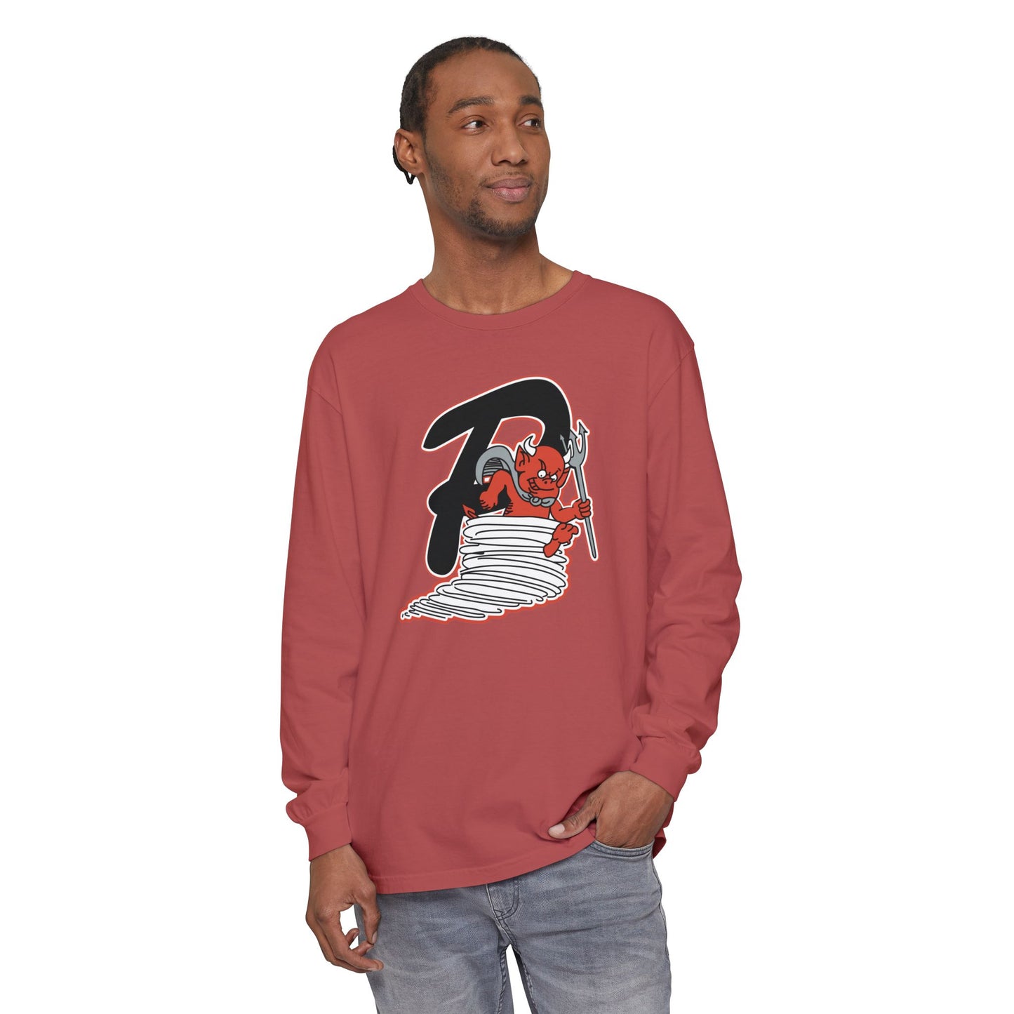 Garment-Dyed Long Sleeve Tee