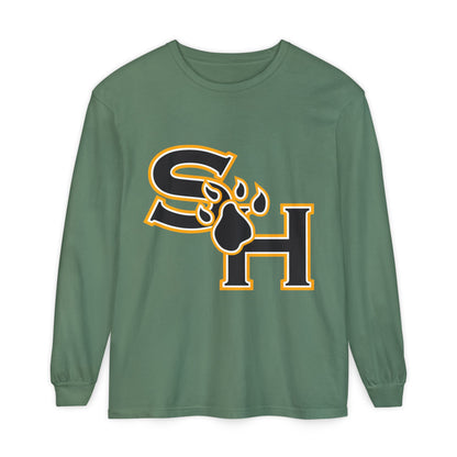 Garment-Dyed Long Sleeve Tee