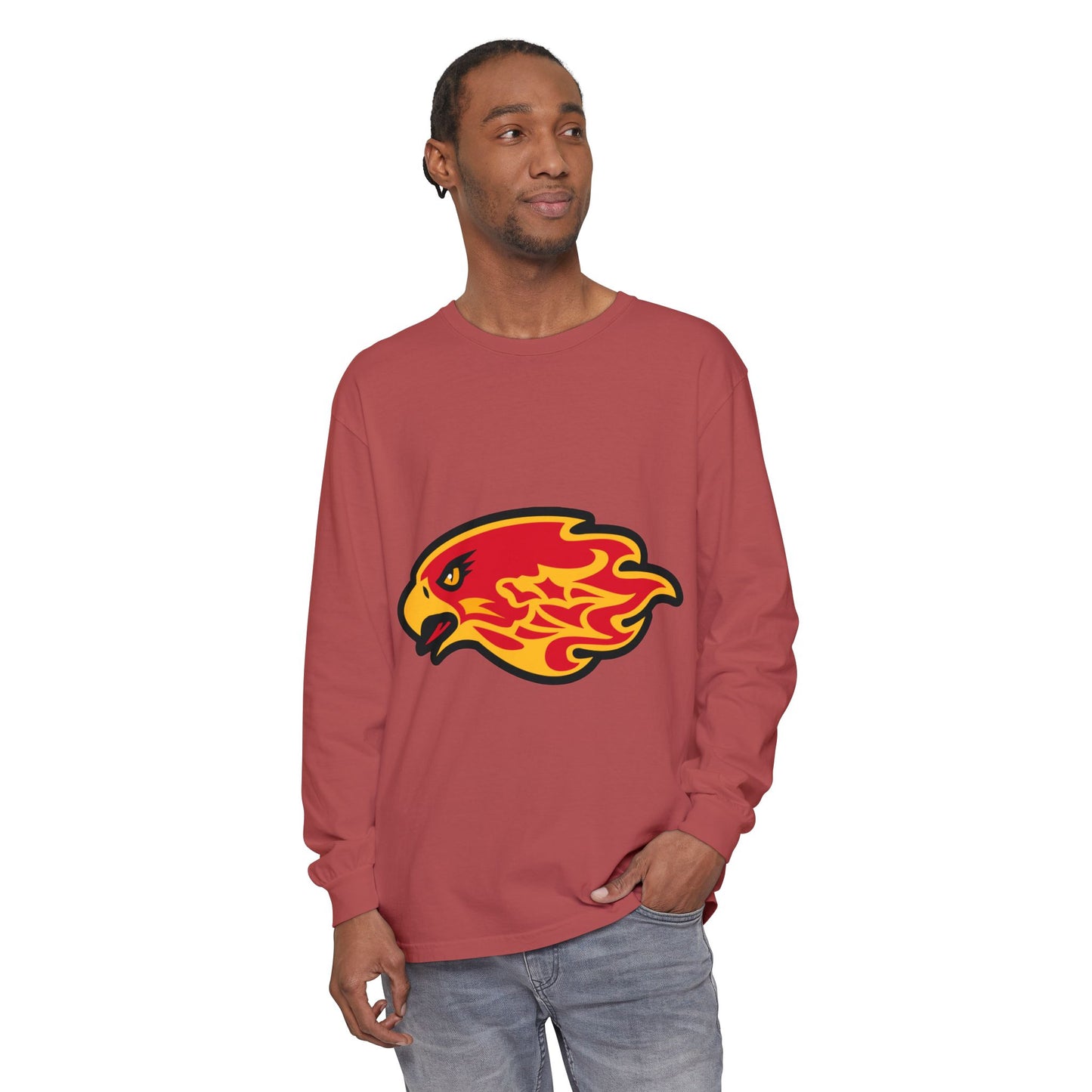 Garment-Dyed Long Sleeve Tee