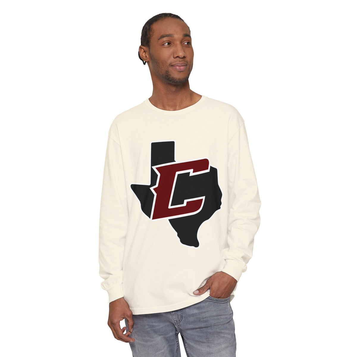 Garment-Dyed Long Sleeve Tee