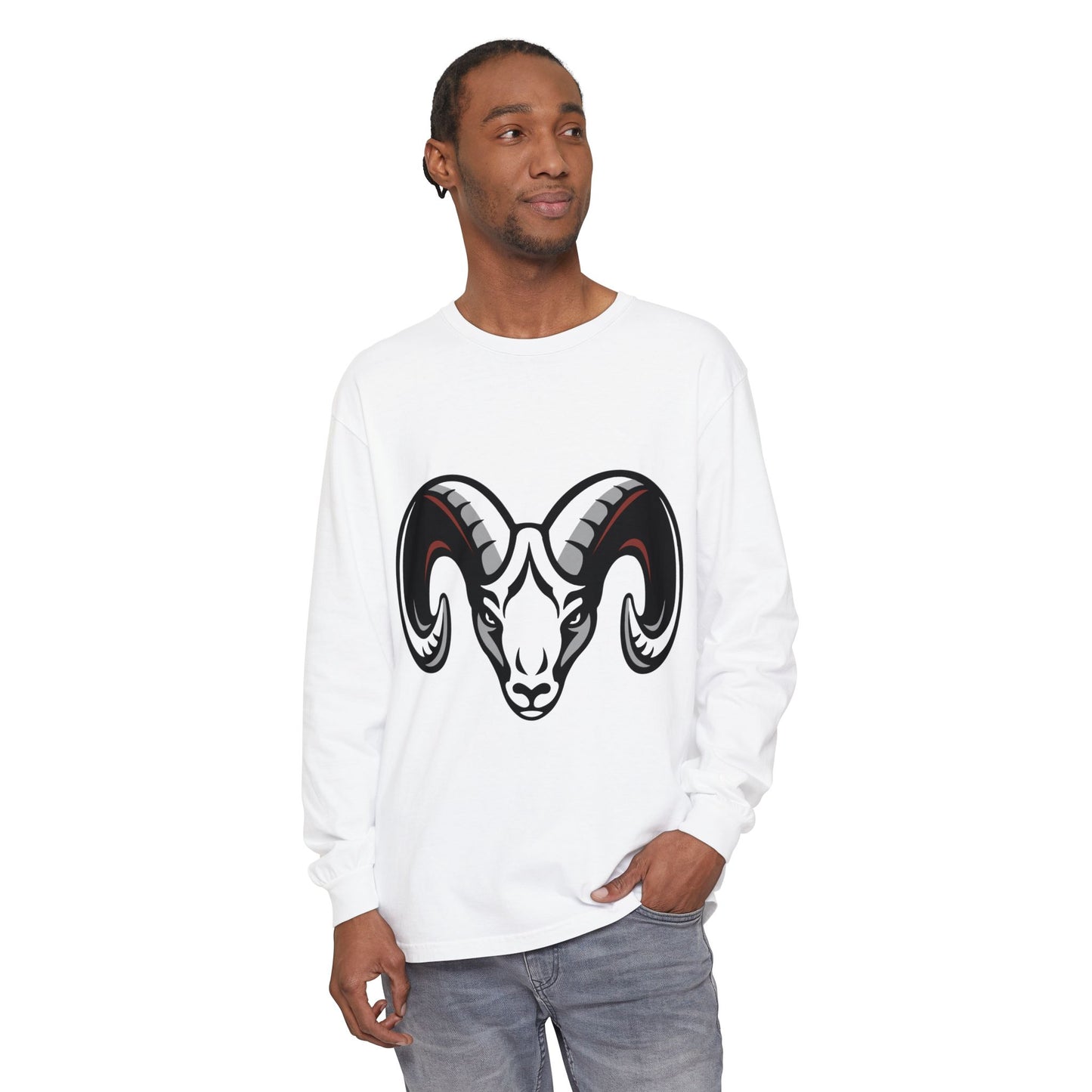 Garment-Dyed Long Sleeve Tee