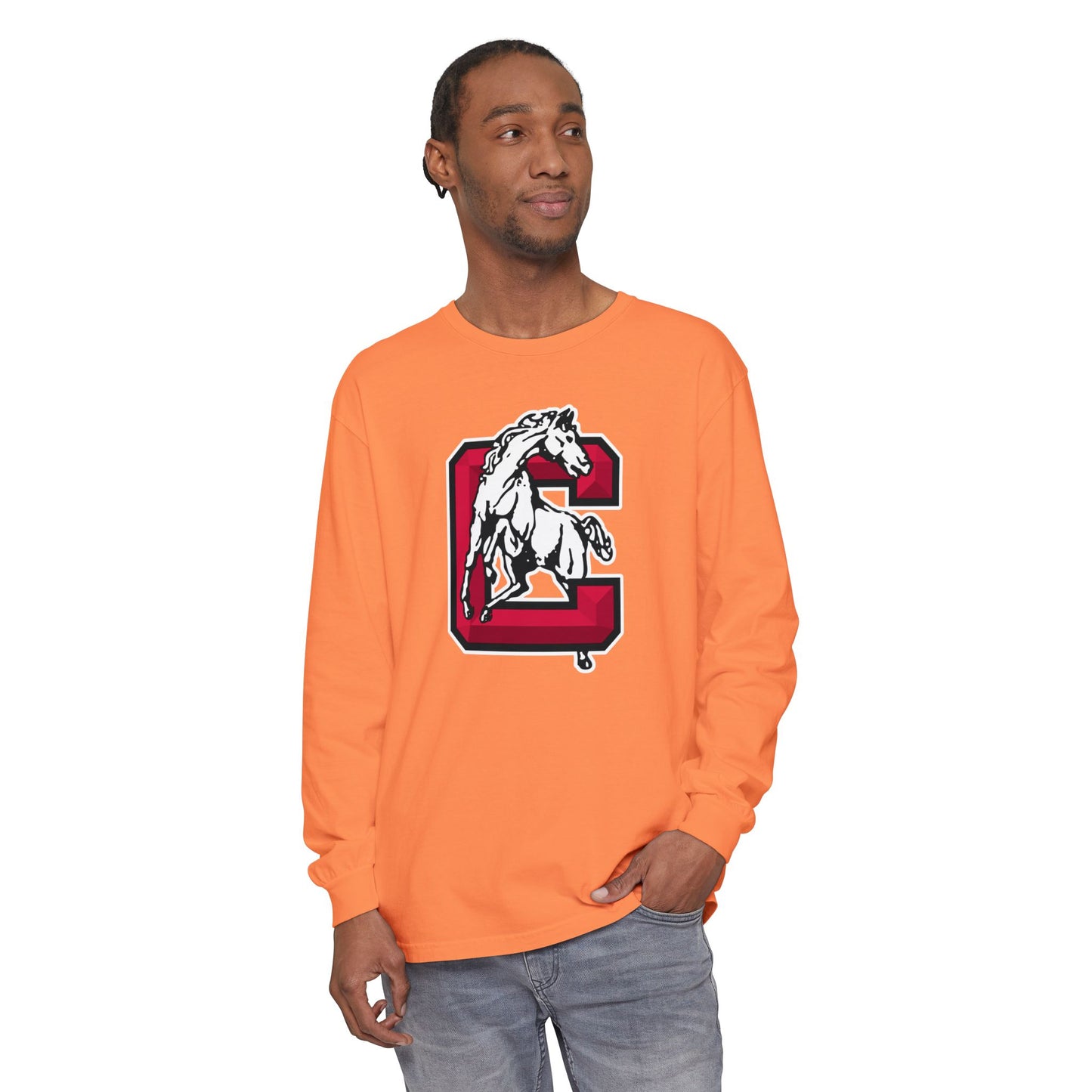 Garment-Dyed Long Sleeve Tee