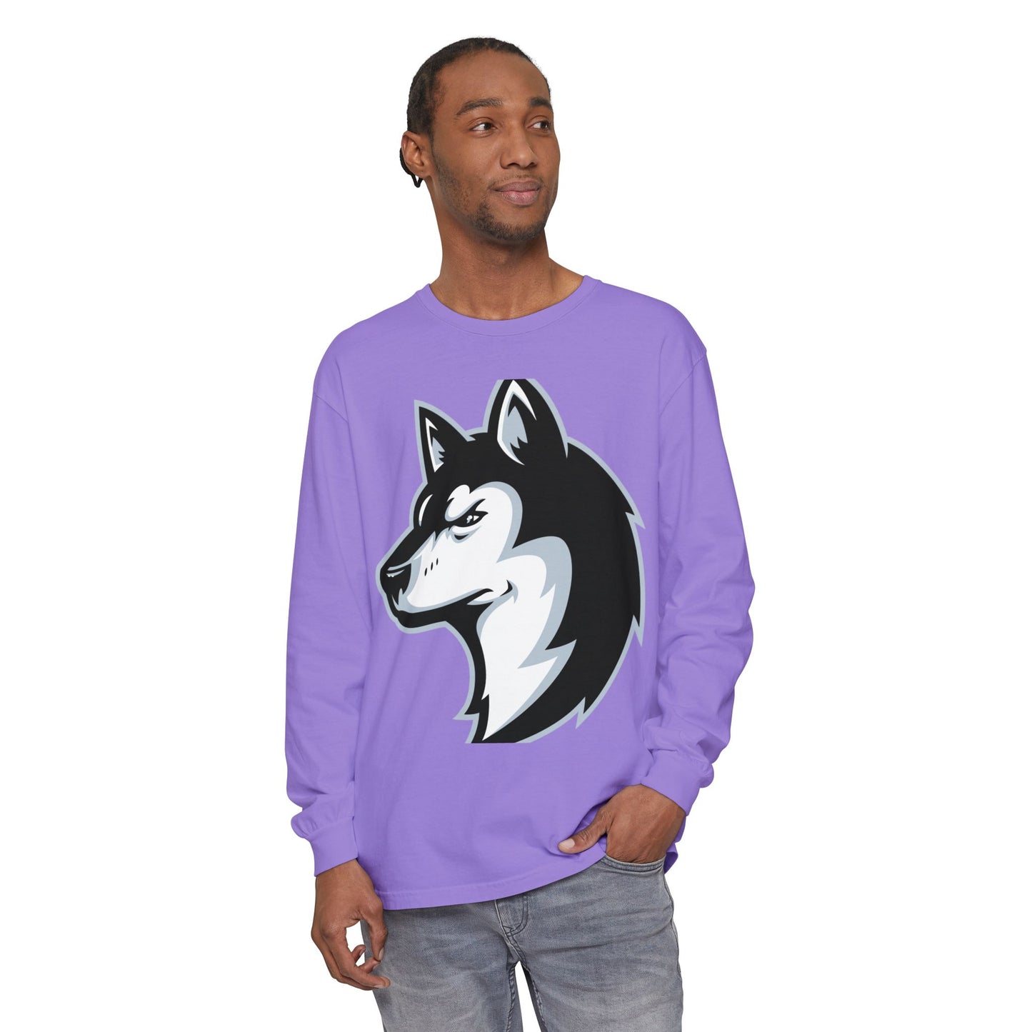 Garment-Dyed Long Sleeve Tee