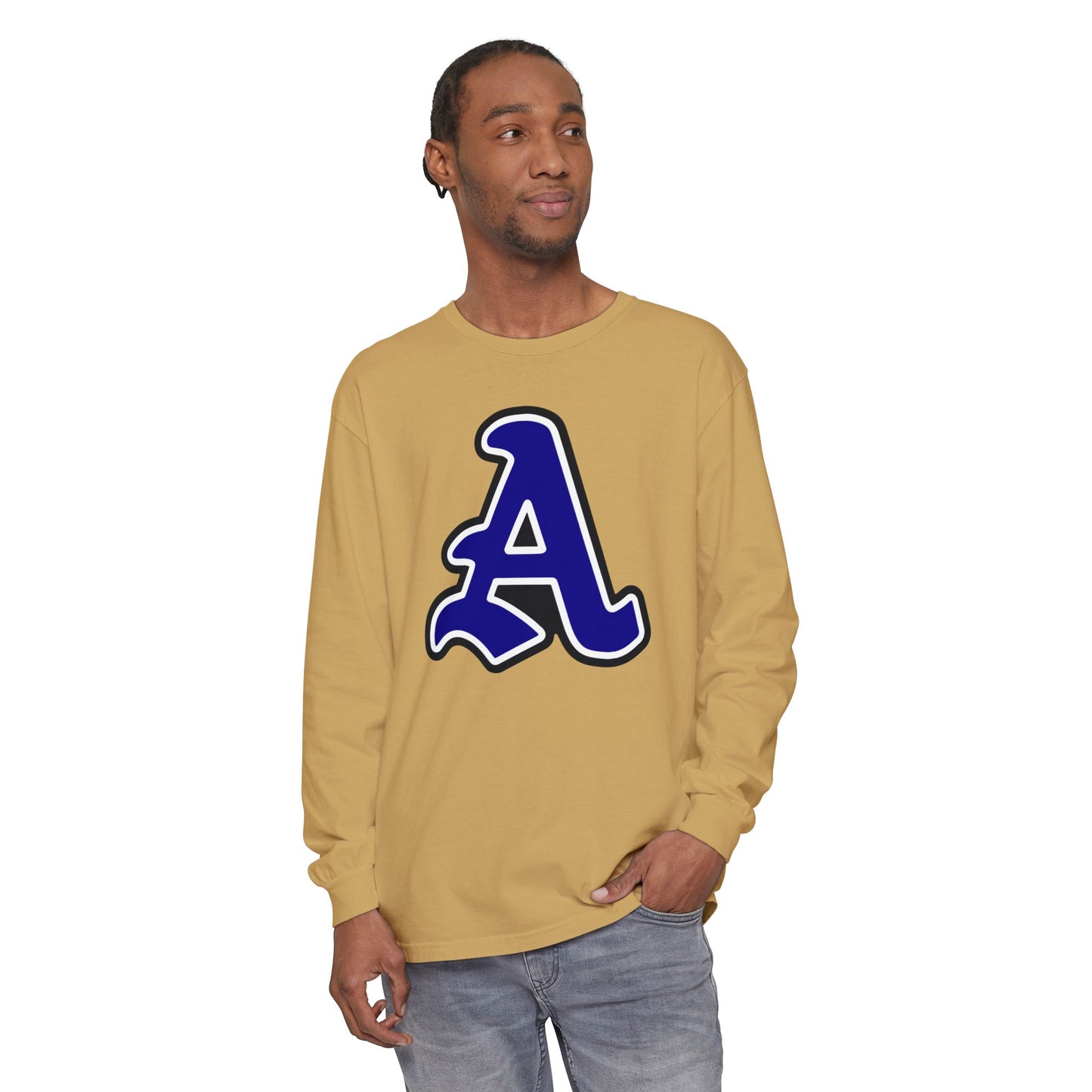 Garment-Dyed Long Sleeve Tee