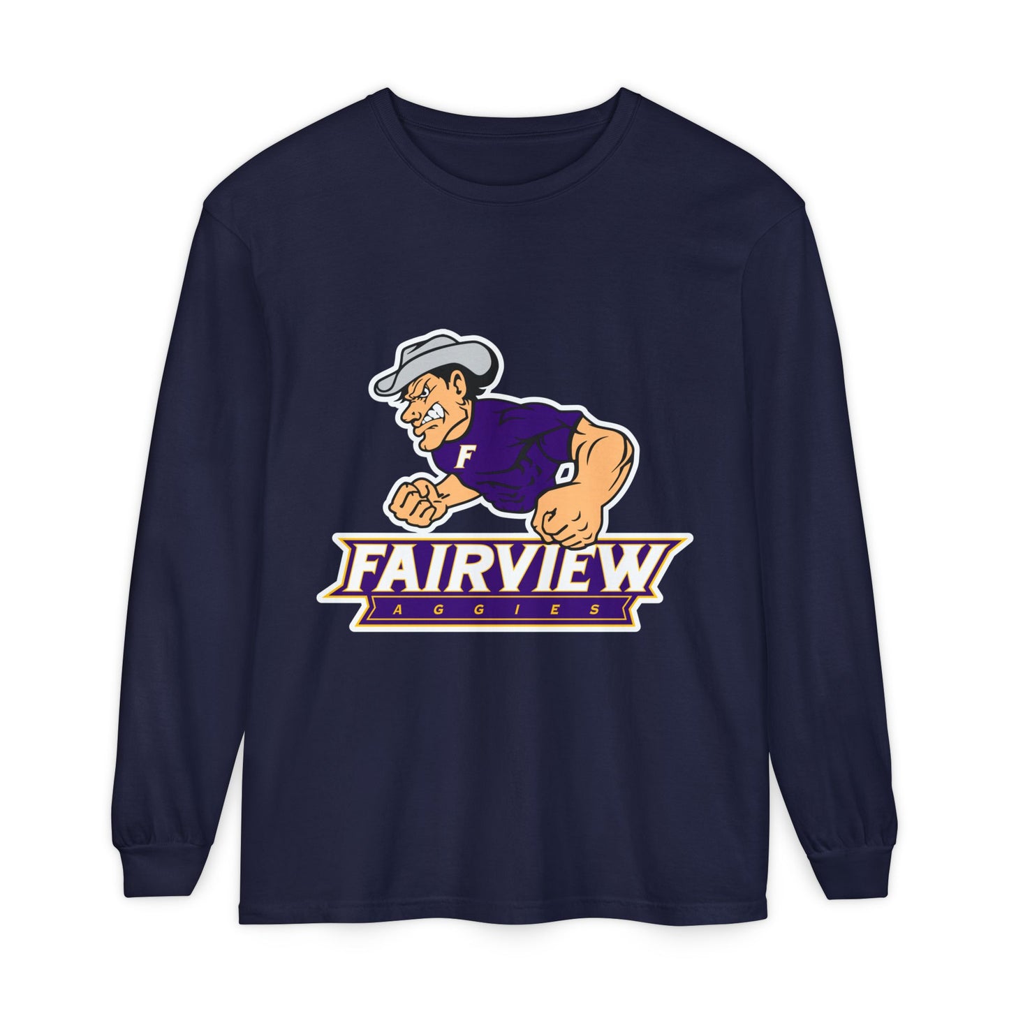 Garment-Dyed Long Sleeve Tee