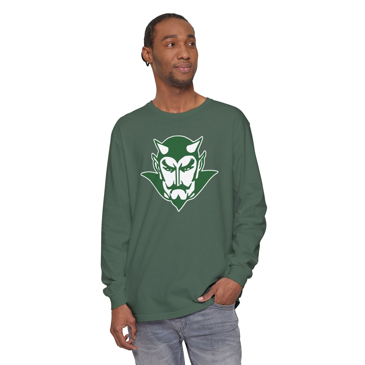 Garment-Dyed Long Sleeve Tee