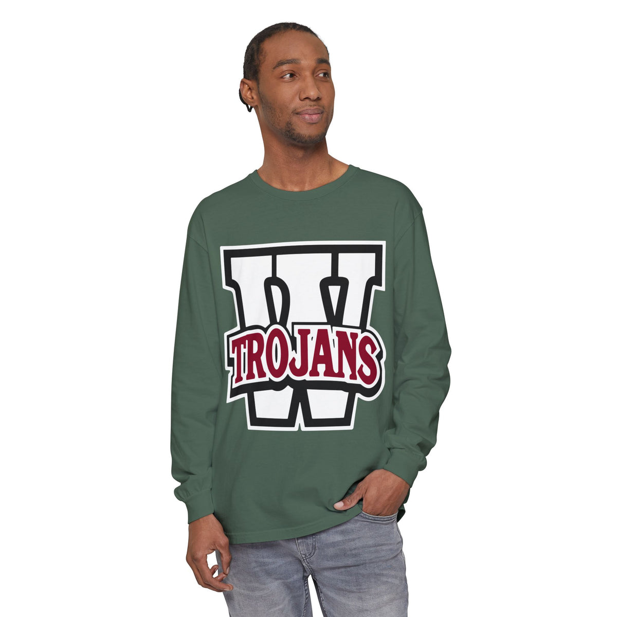 Garment-Dyed Long Sleeve Tee