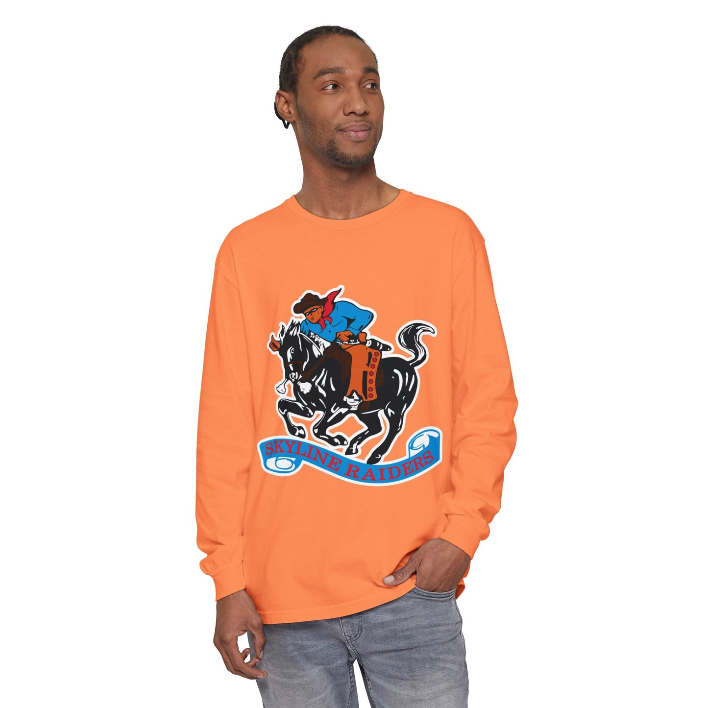 Garment-Dyed Long Sleeve Tee