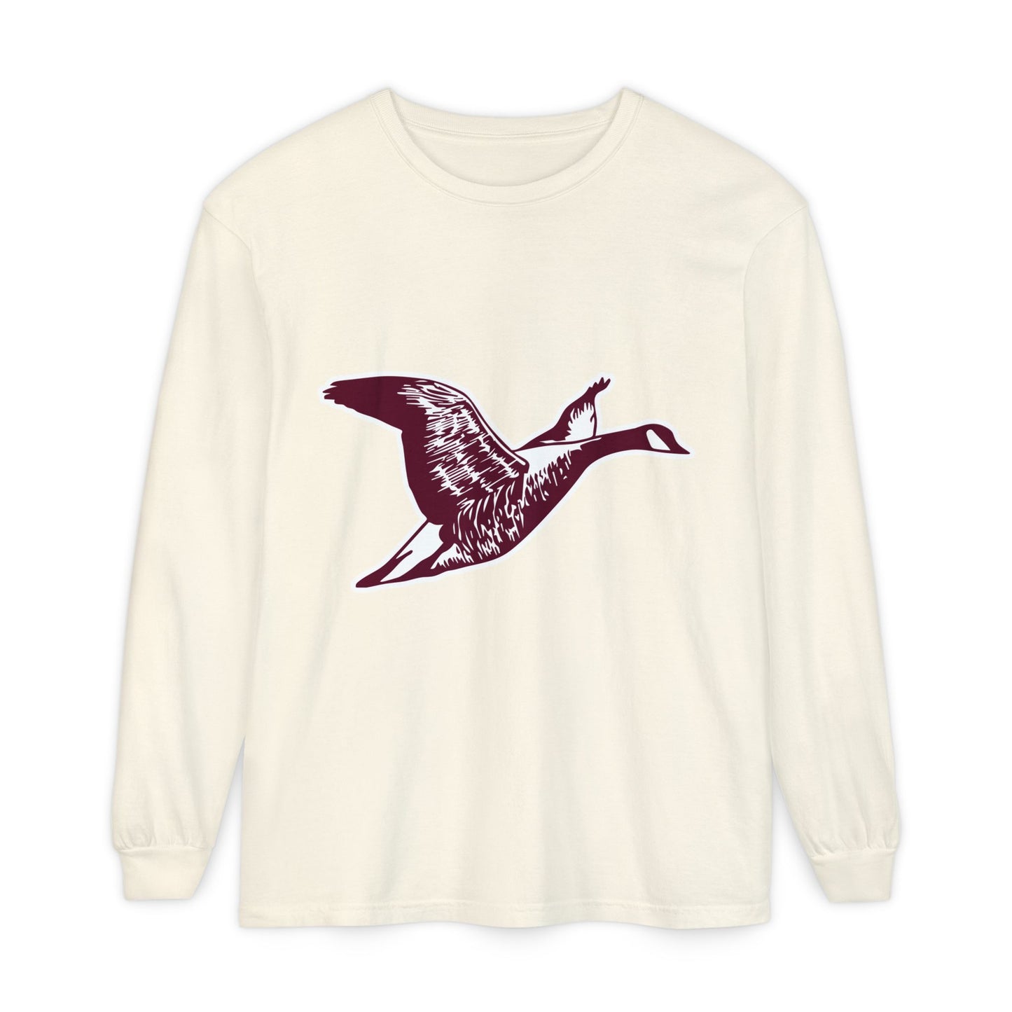 Garment-Dyed Long Sleeve Tee