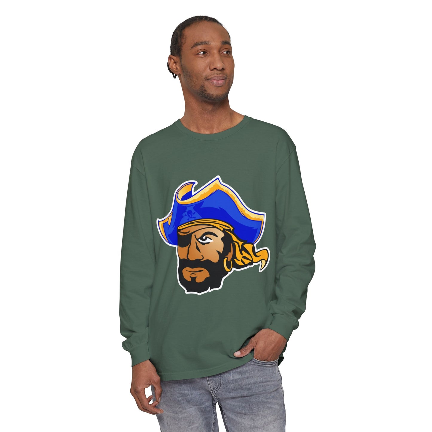 Garment-Dyed Long Sleeve Tee