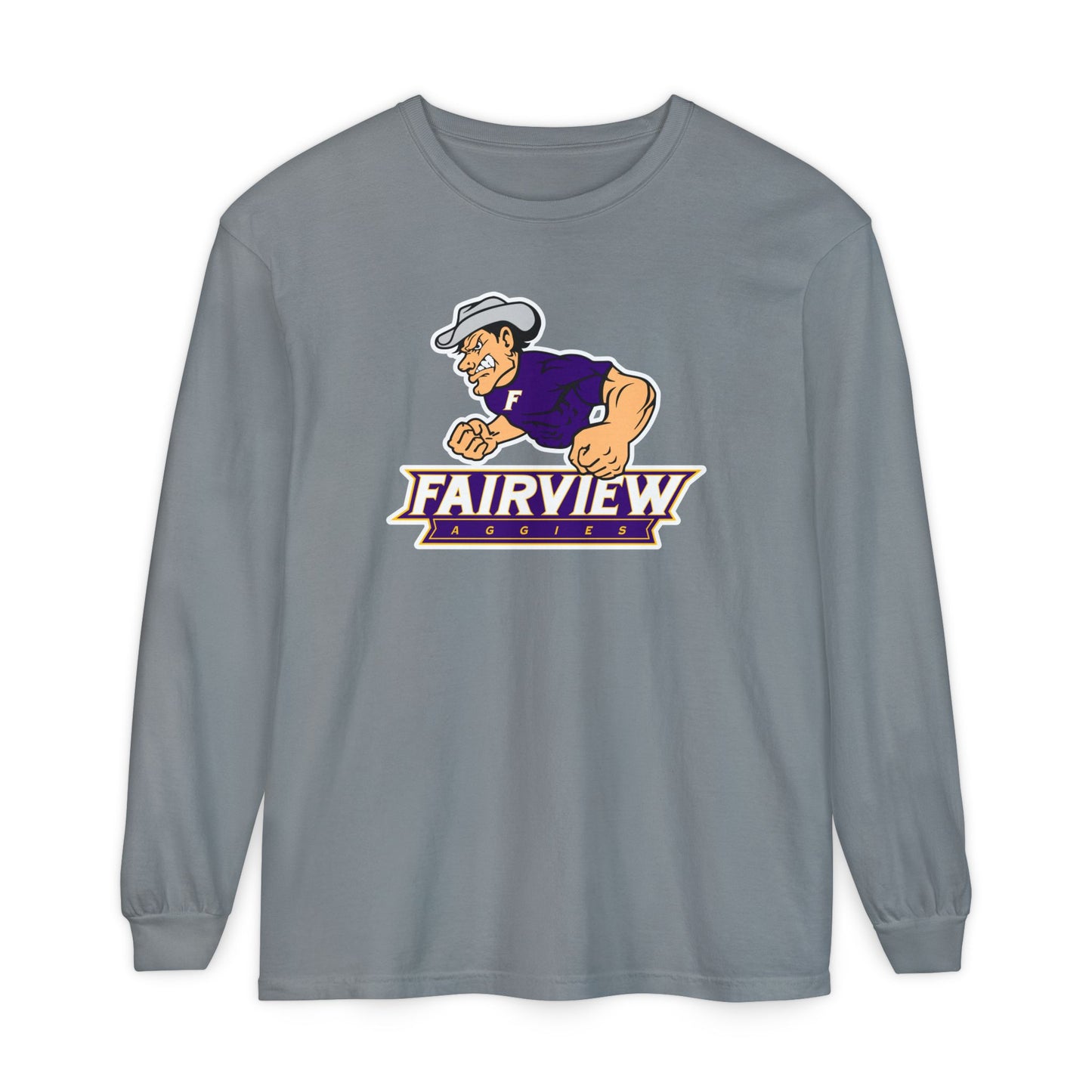 Garment-Dyed Long Sleeve Tee