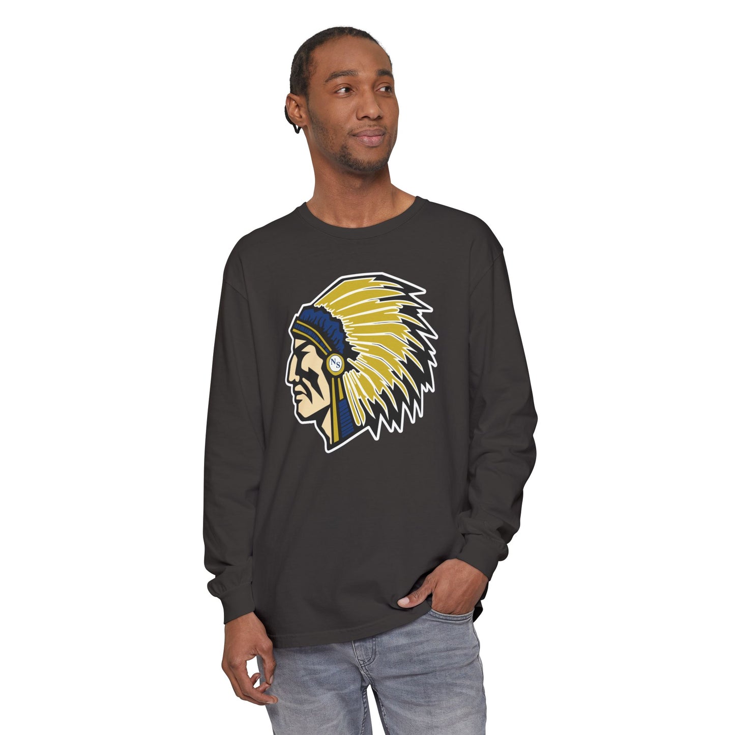 Garment-Dyed Long Sleeve Tee