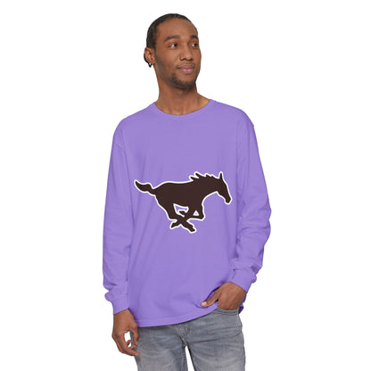 Garment-Dyed Long Sleeve Tee