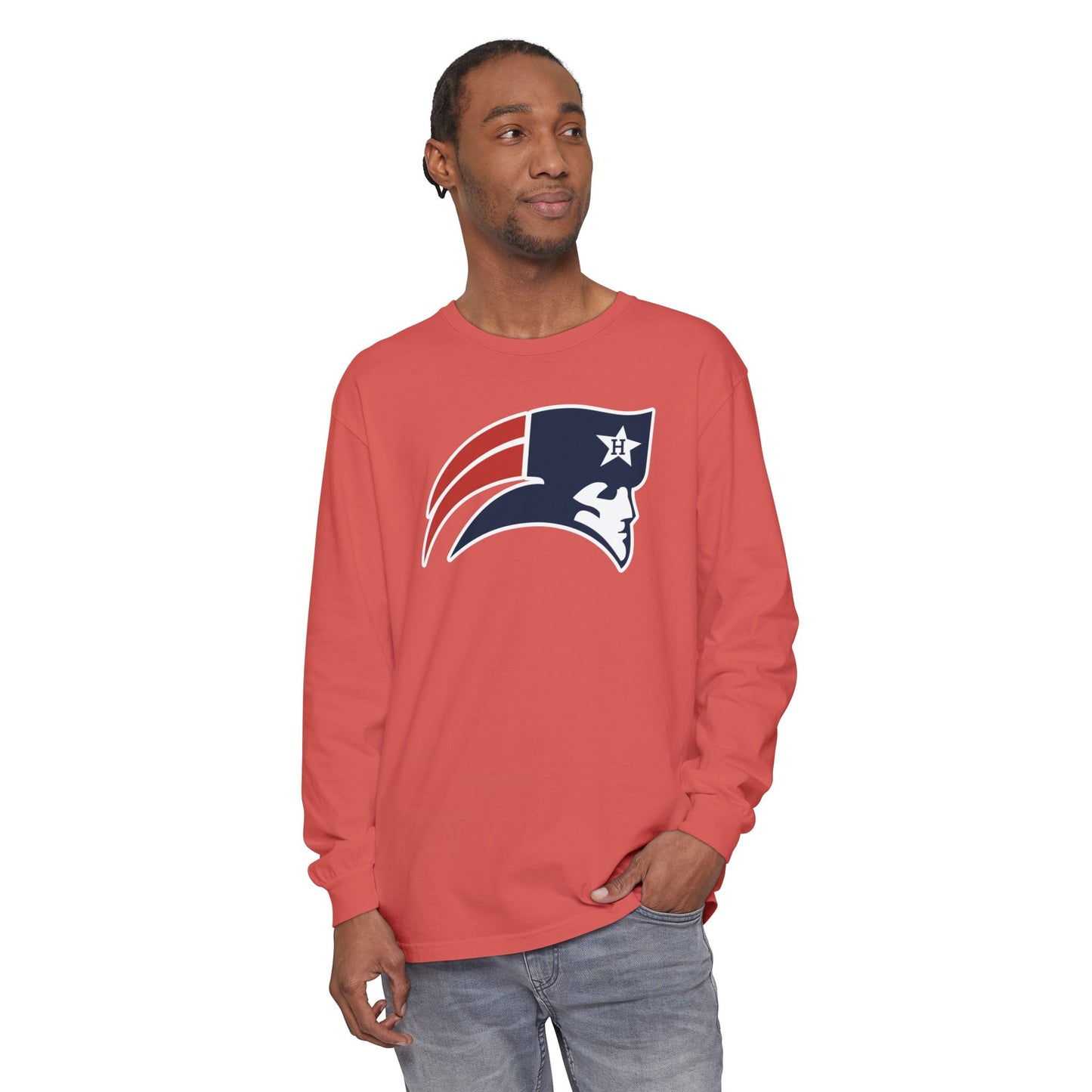 Garment-Dyed Long Sleeve Tee