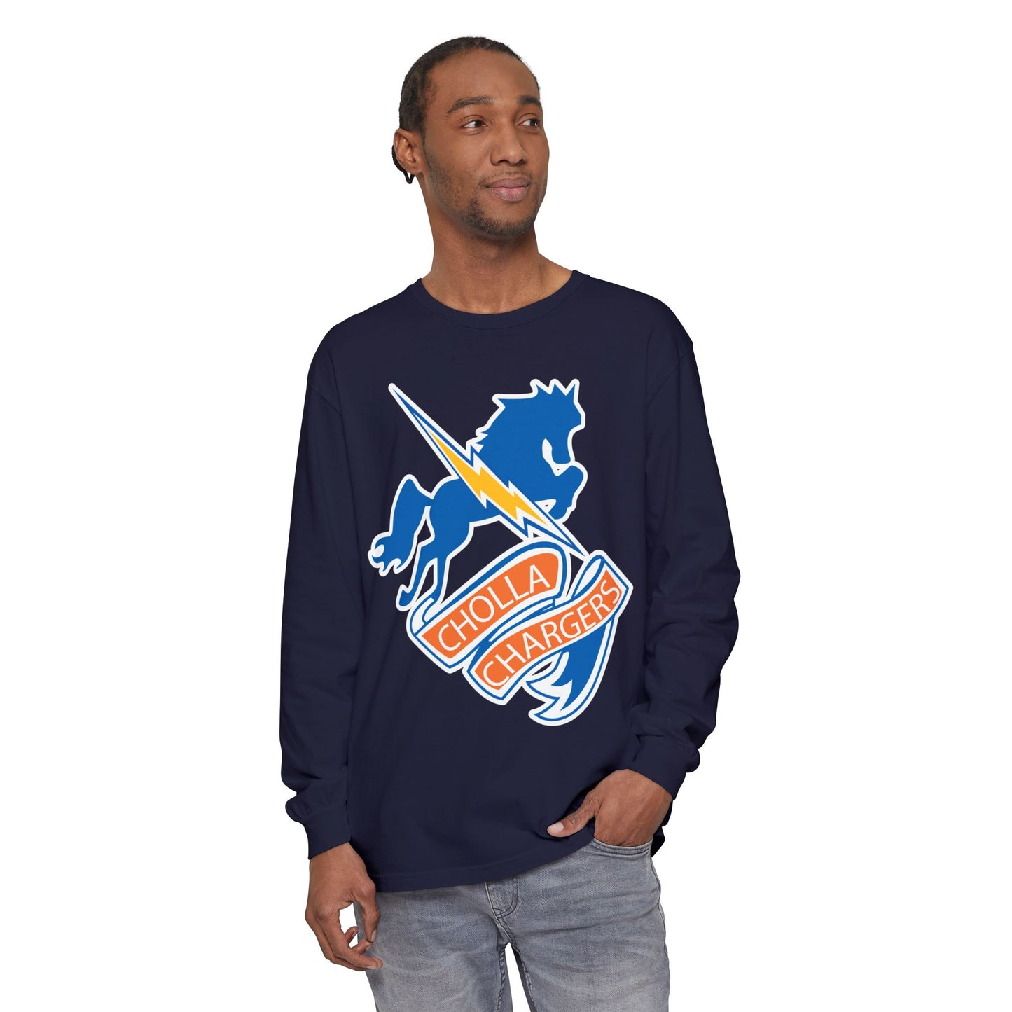 Garment-Dyed Long Sleeve Tee