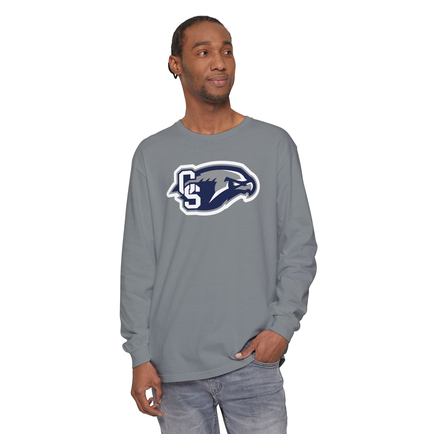 Garment-Dyed Long Sleeve Tee
