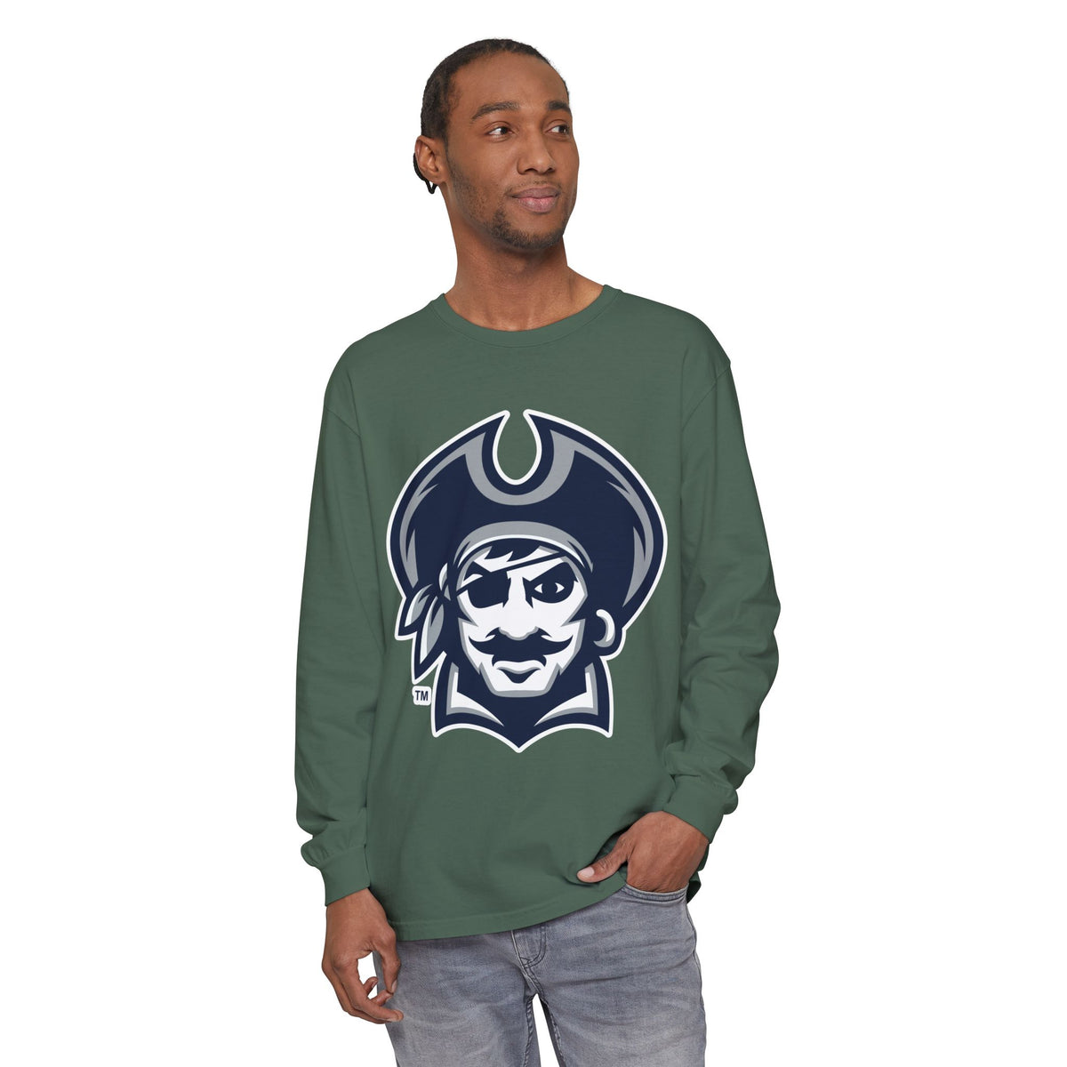 Garment-Dyed Long Sleeve Tee