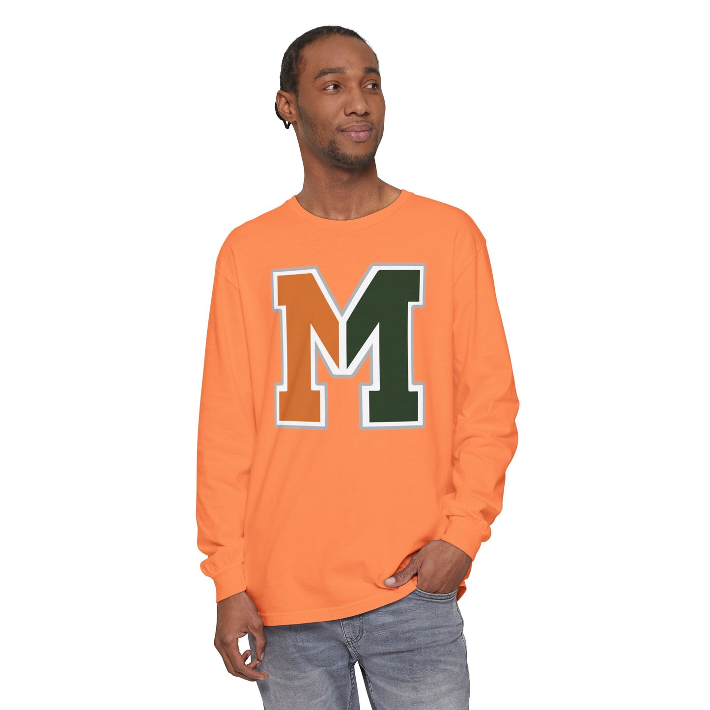 Garment-Dyed Long Sleeve Tee
