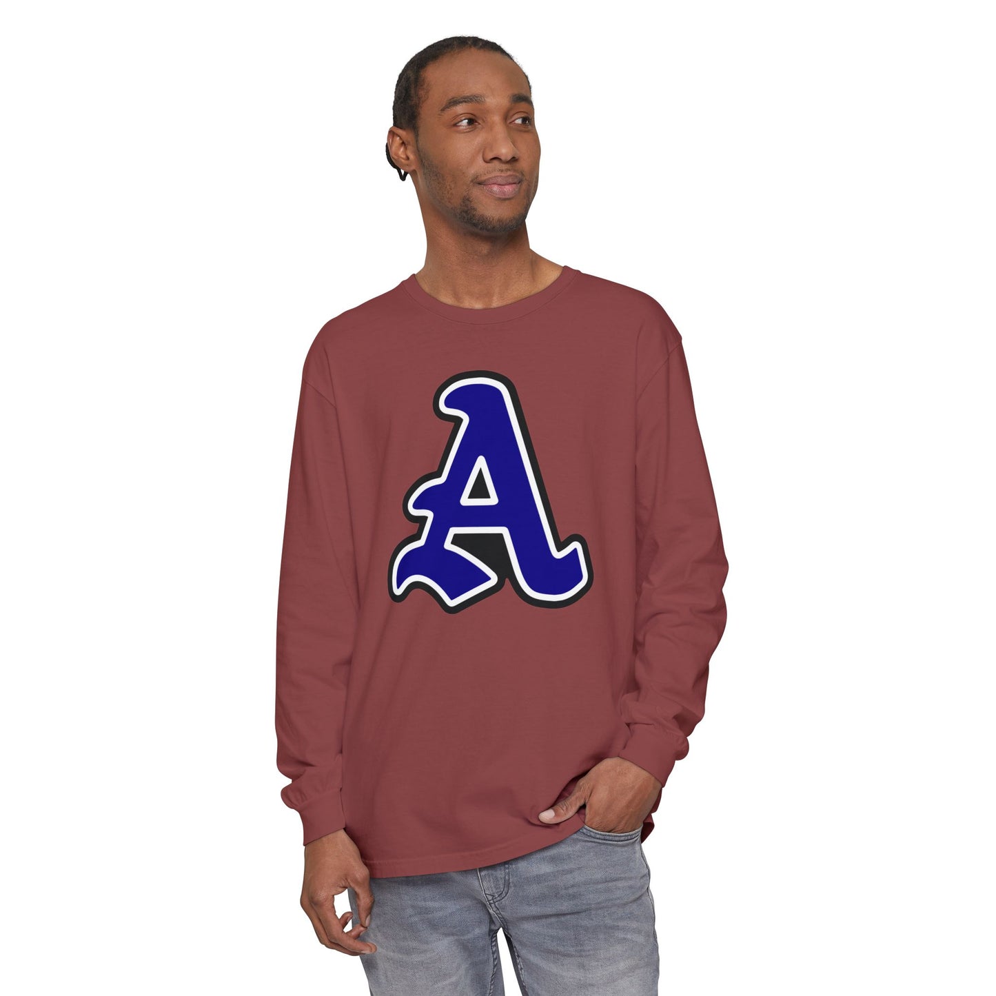 Garment-Dyed Long Sleeve Tee