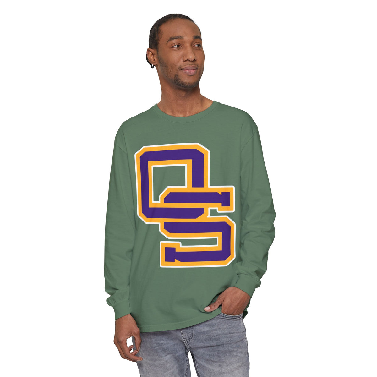 Garment-Dyed Long Sleeve Tee