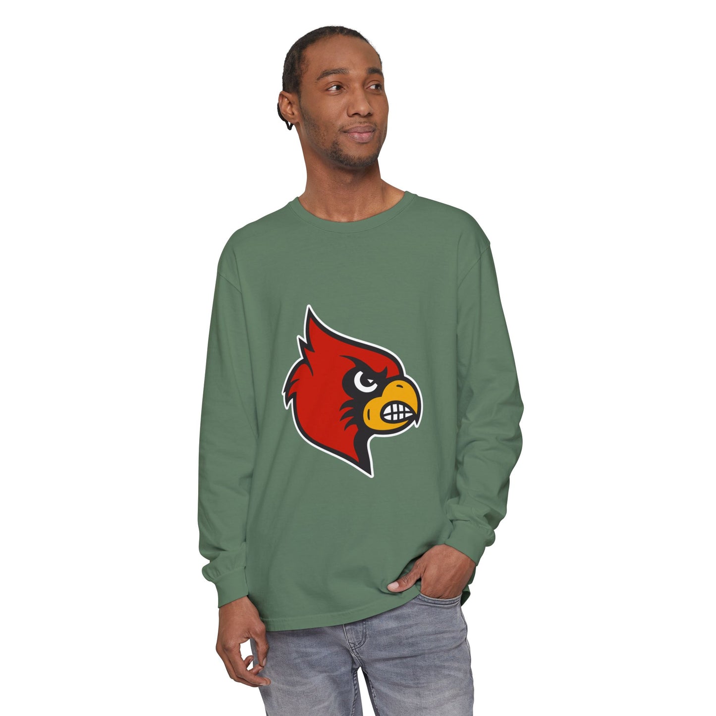 Garment-Dyed Long Sleeve Tee
