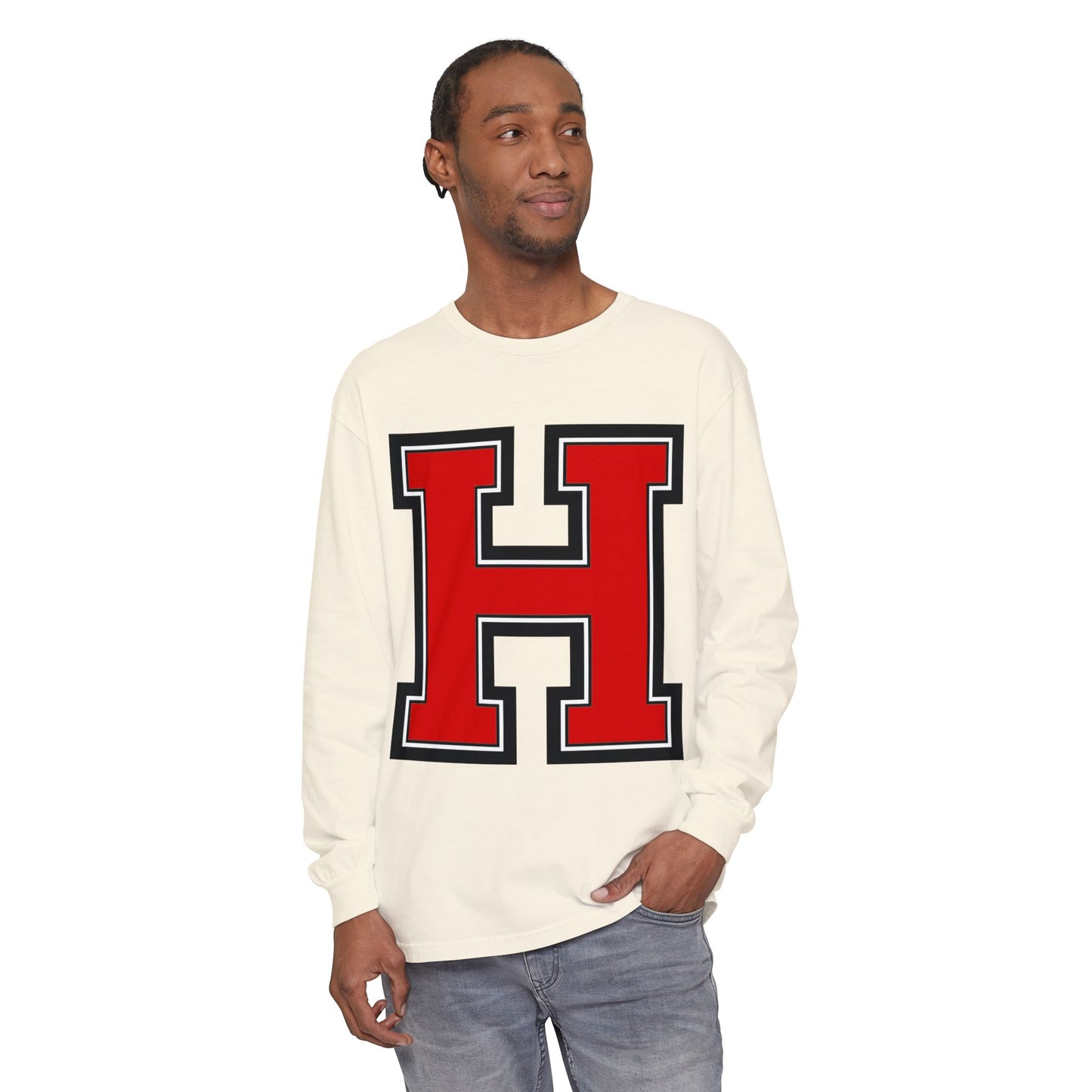 Garment-Dyed Long Sleeve Tee