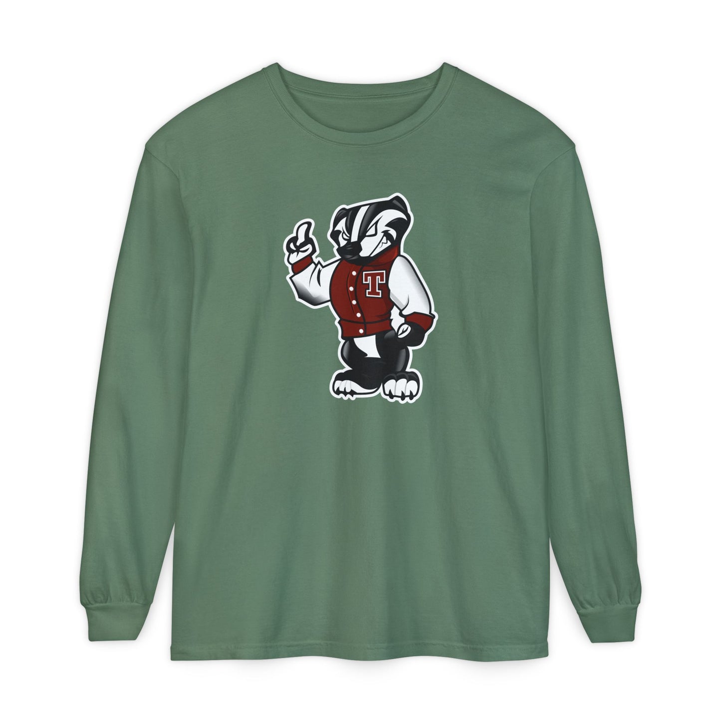 Garment-Dyed Long Sleeve Tee