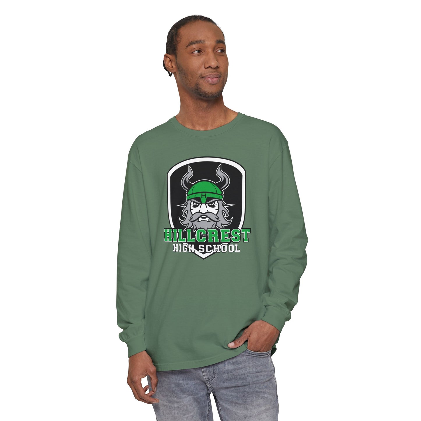 Garment-Dyed Long Sleeve Tee