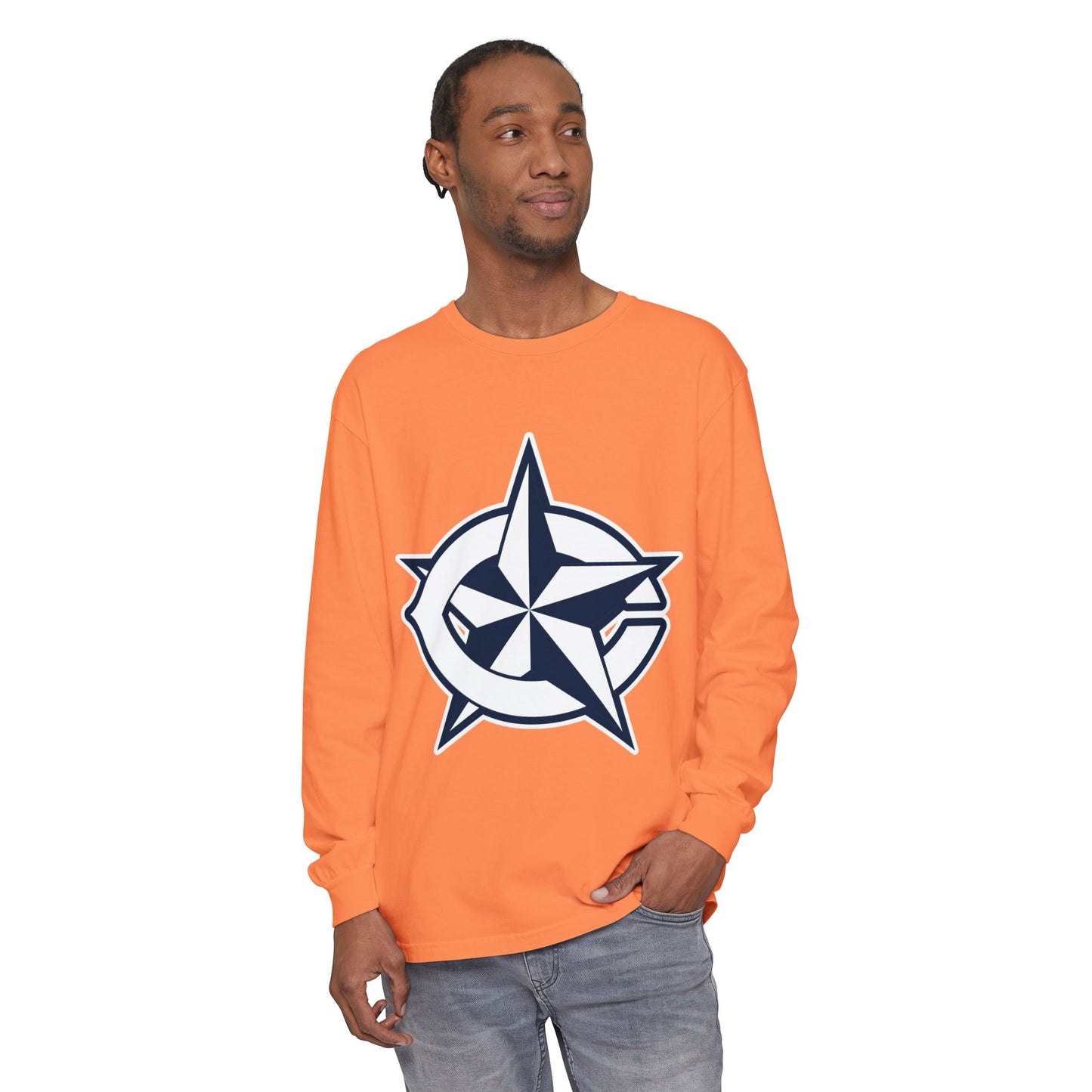 Garment-Dyed Long Sleeve Tee