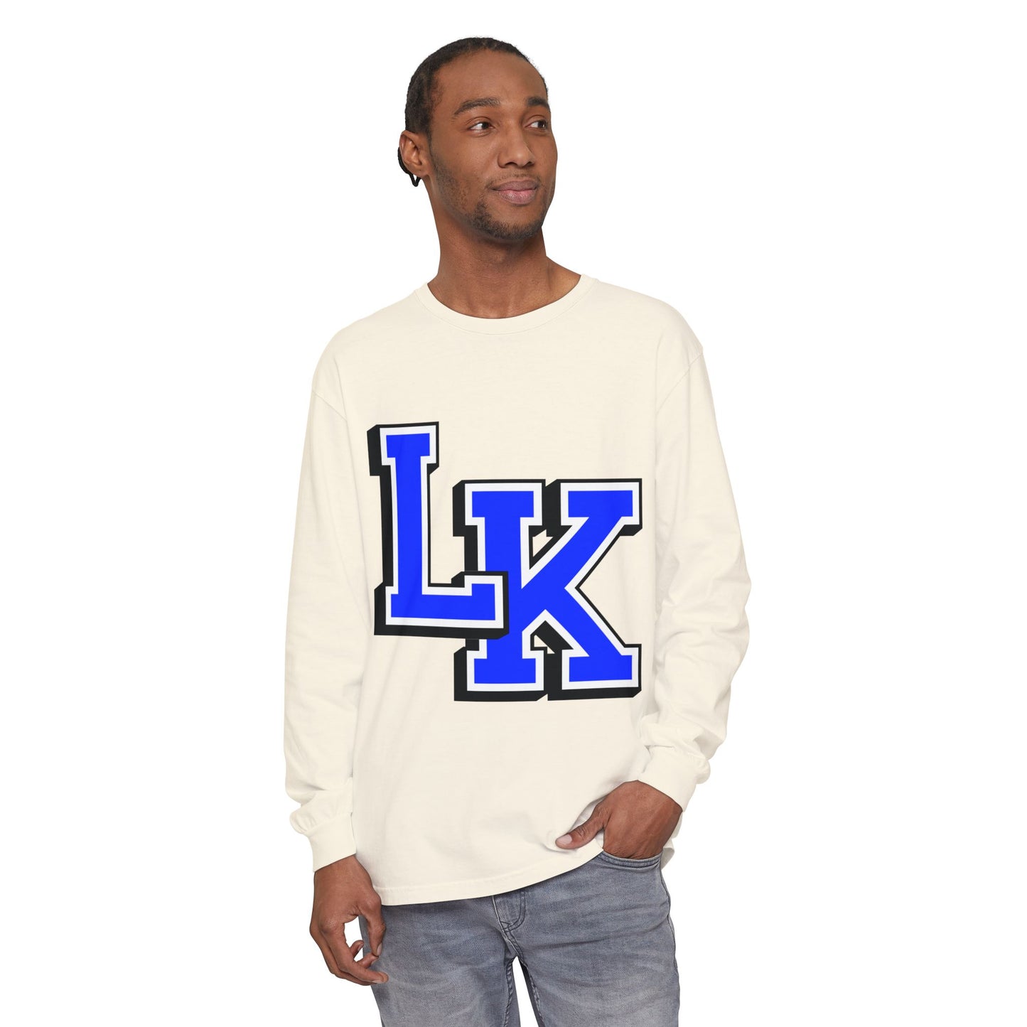 Garment-Dyed Long Sleeve Tee