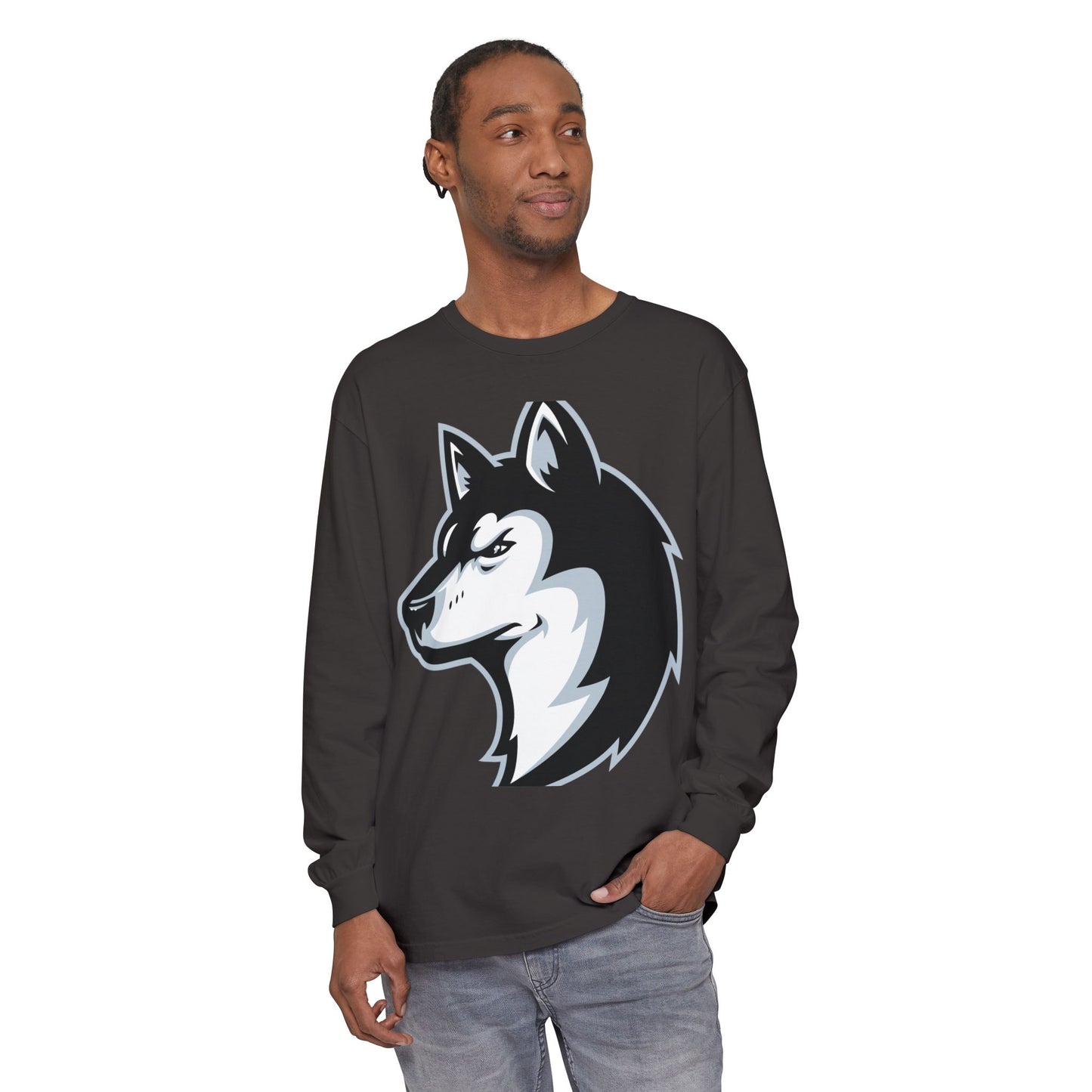 Garment-Dyed Long Sleeve Tee