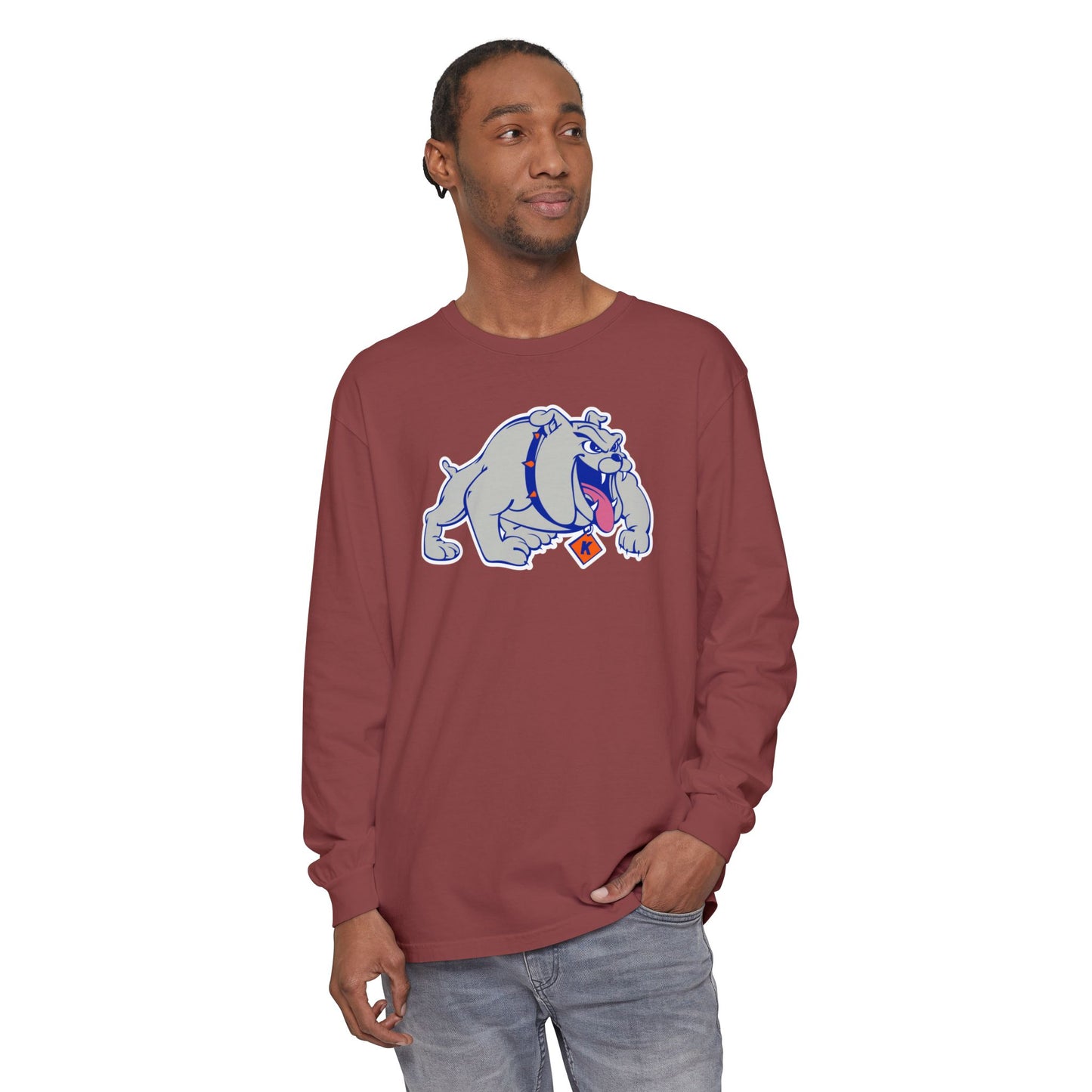 Garment-Dyed Long Sleeve Tee