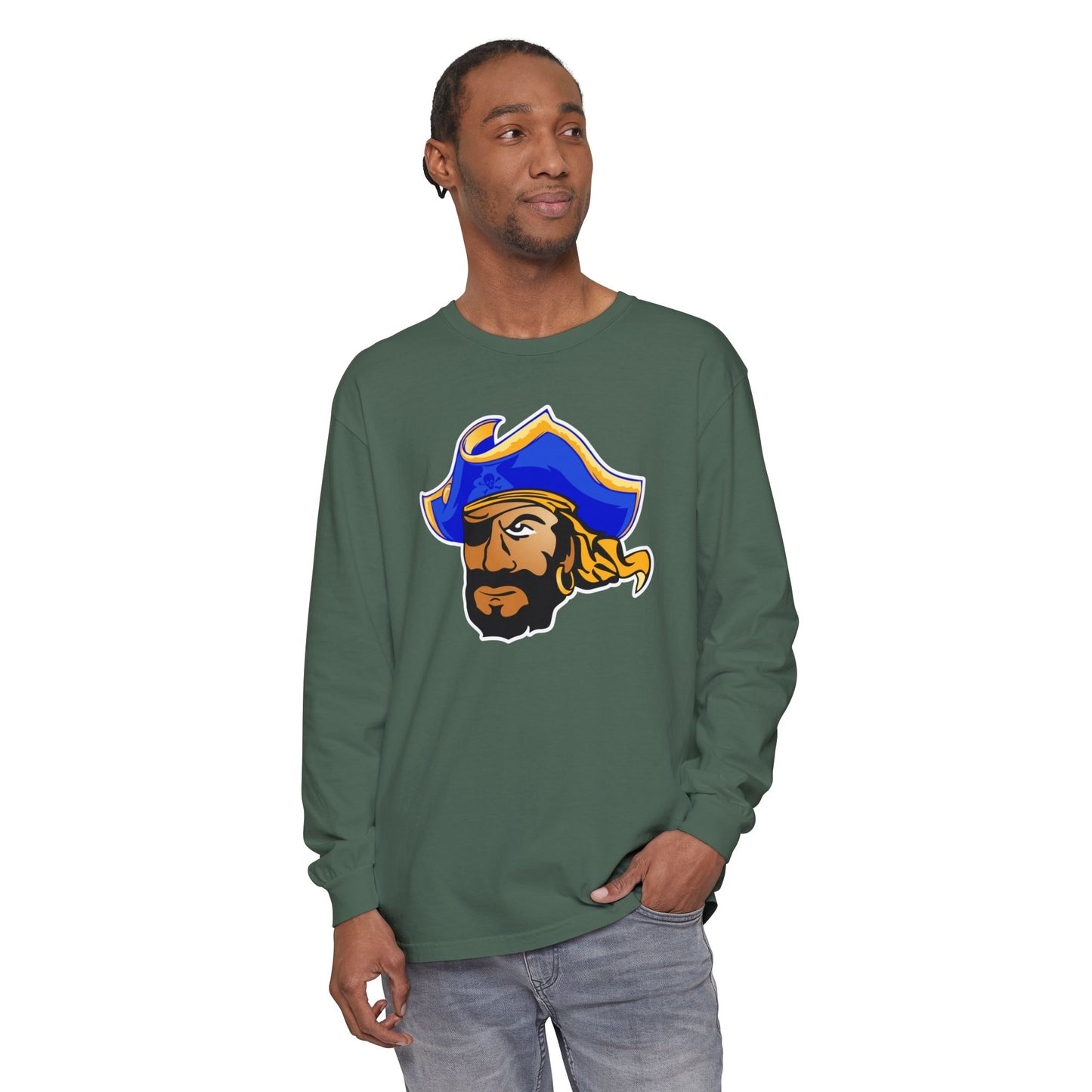 Garment-Dyed Long Sleeve Tee