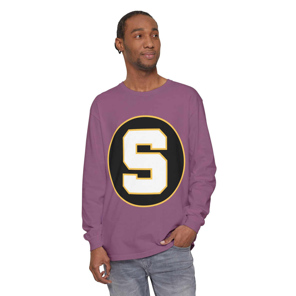 Garment-Dyed Long Sleeve Tee