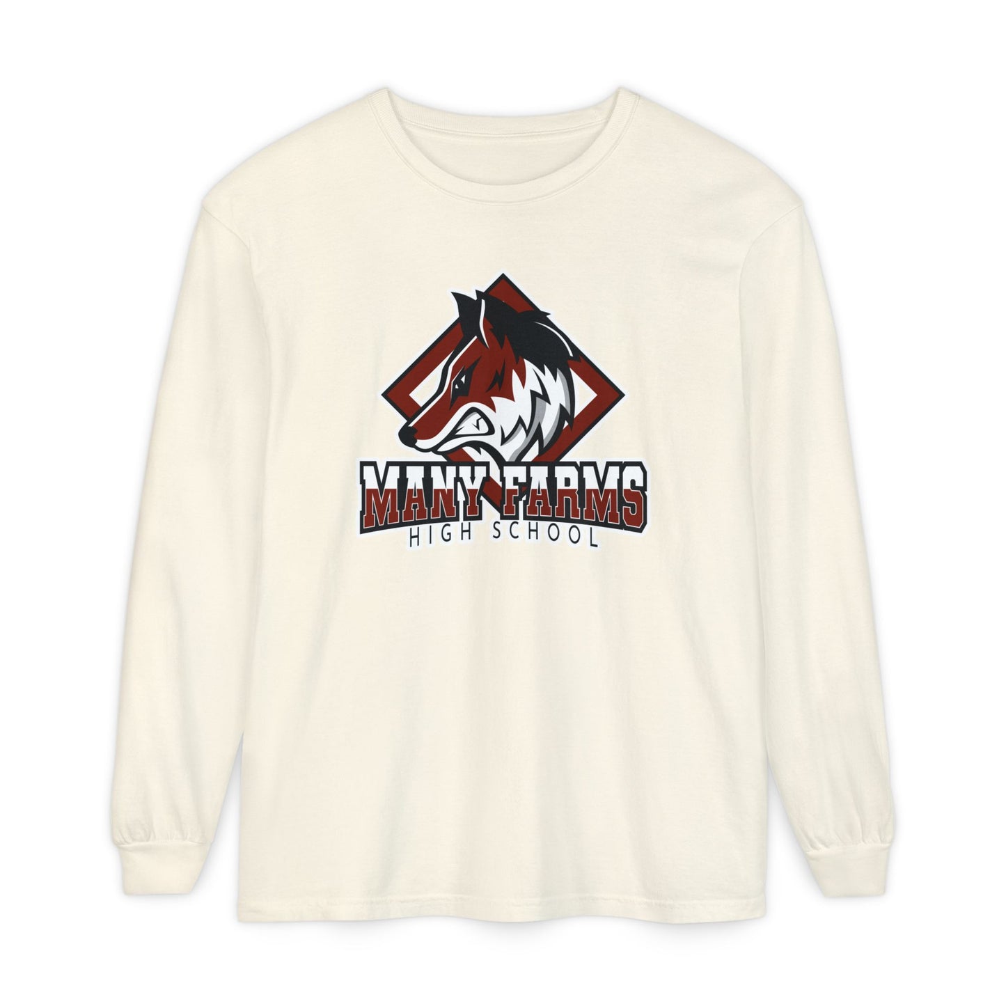 Garment-Dyed Long Sleeve Tee