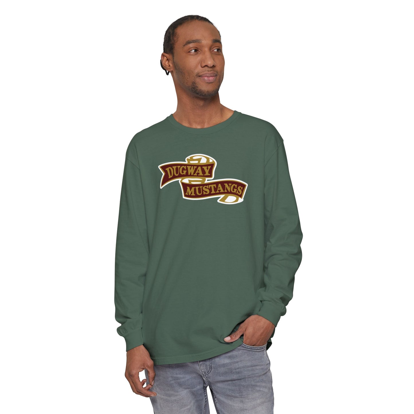 Garment-Dyed Long Sleeve Tee