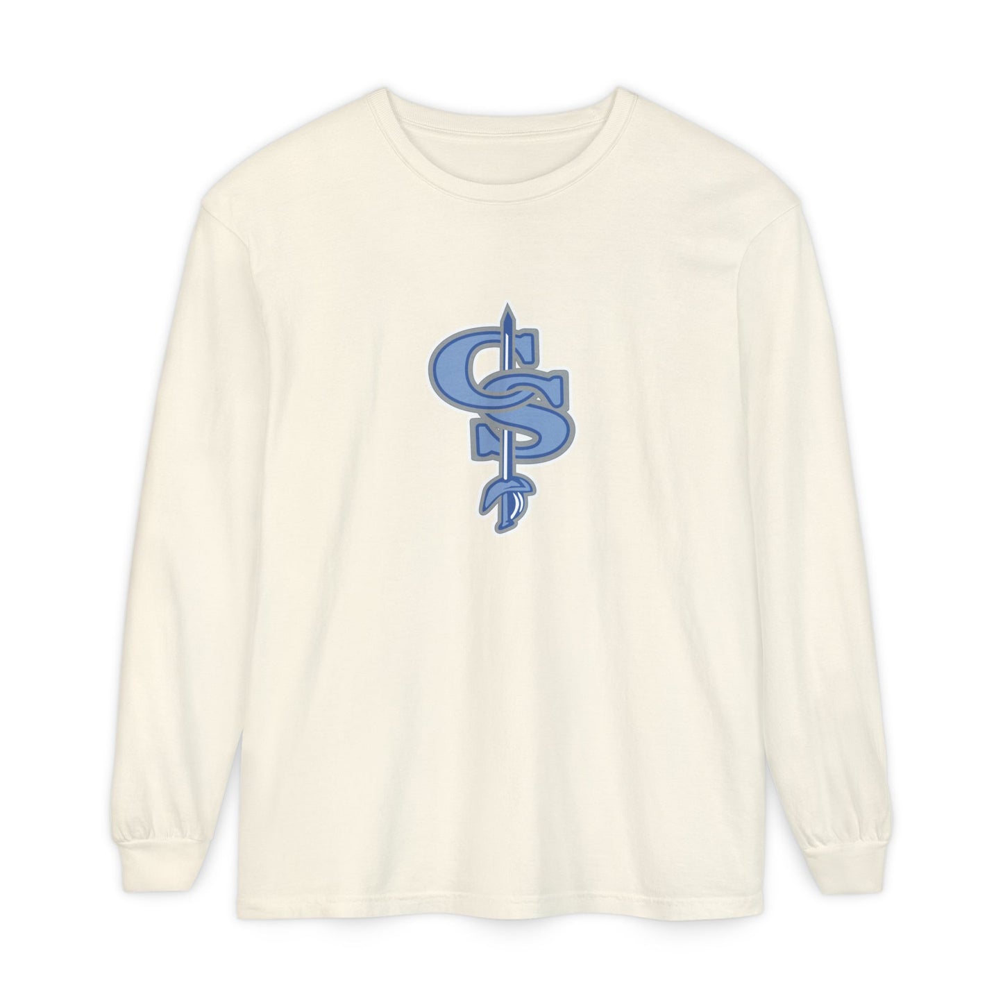 Garment-Dyed Long Sleeve Tee