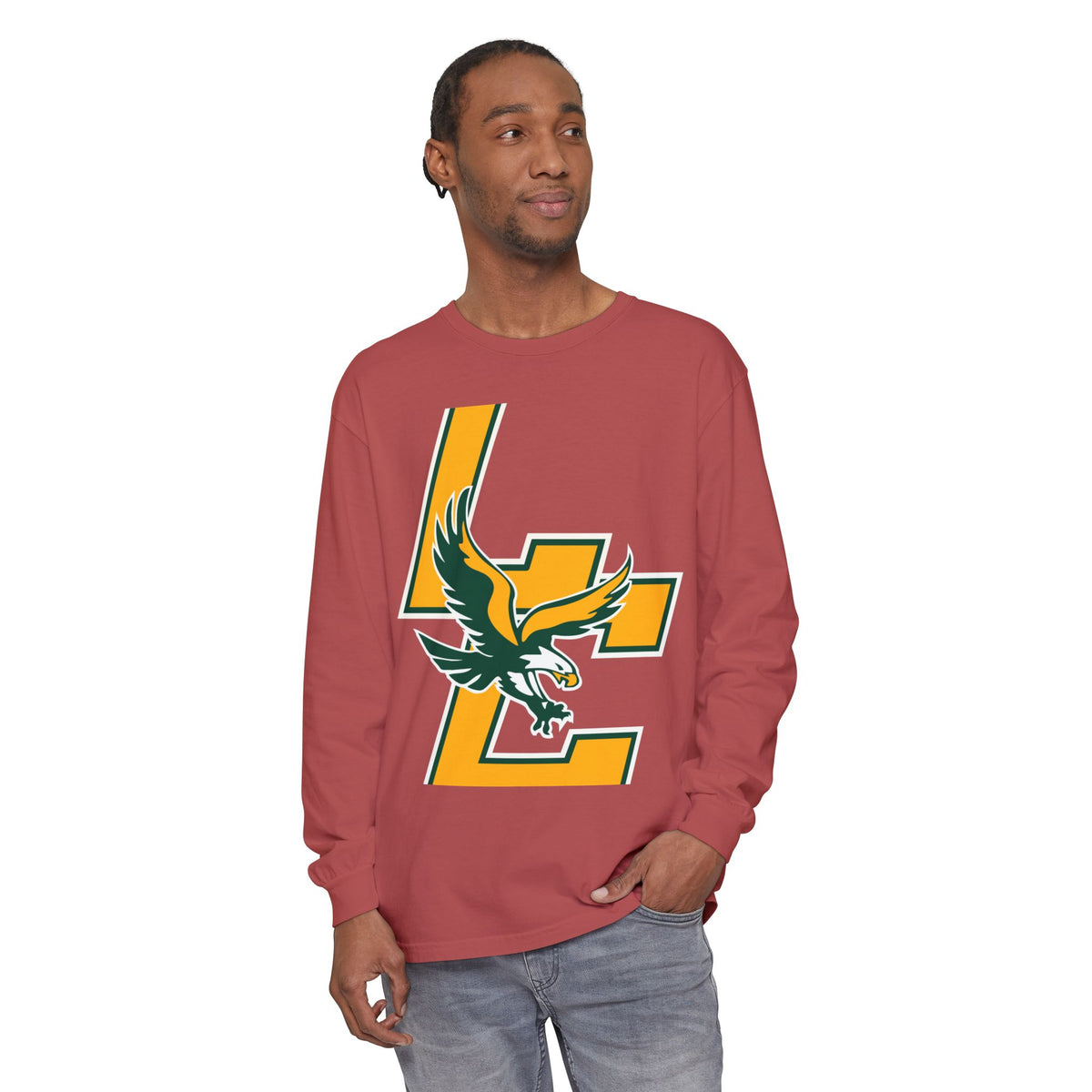 Garment-Dyed Long Sleeve Tee