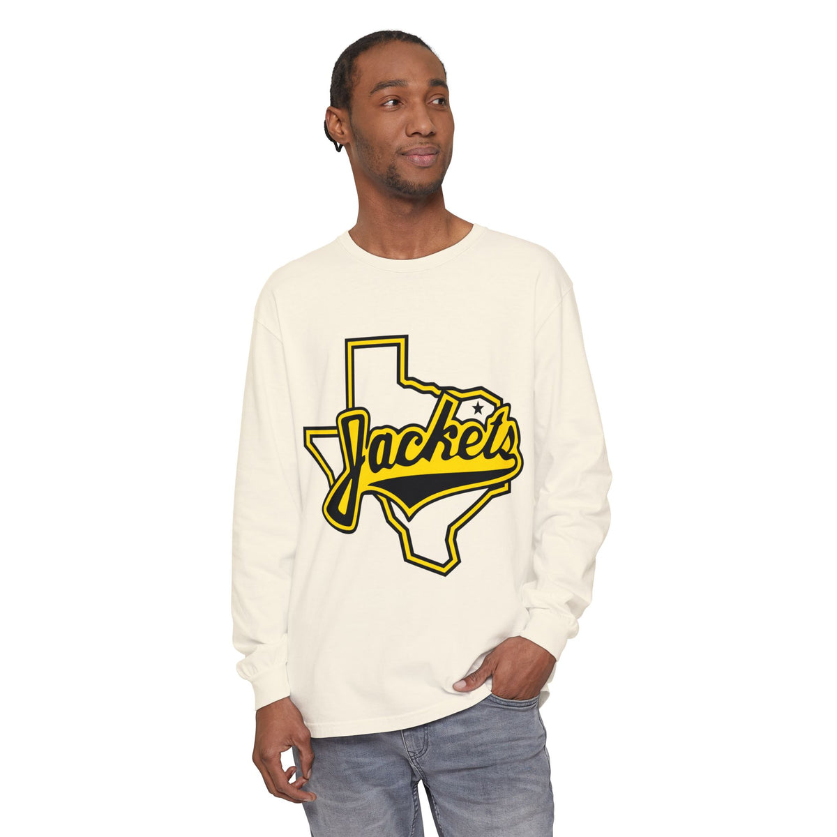 Garment-Dyed Long Sleeve Tee