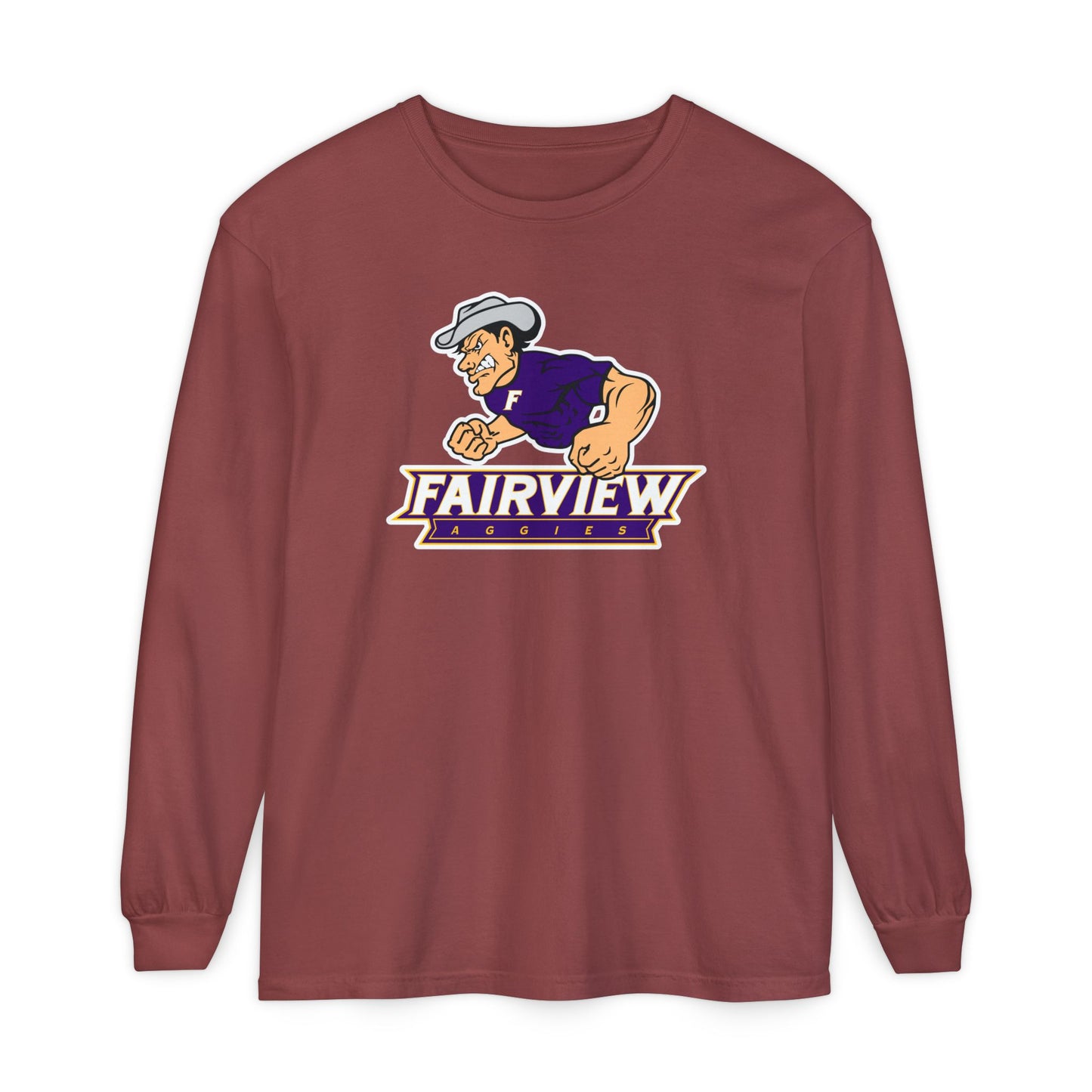 Garment-Dyed Long Sleeve Tee