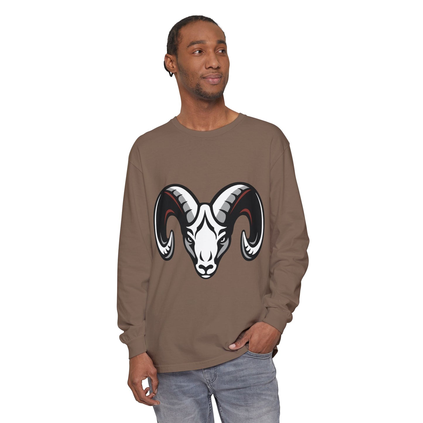Garment-Dyed Long Sleeve Tee