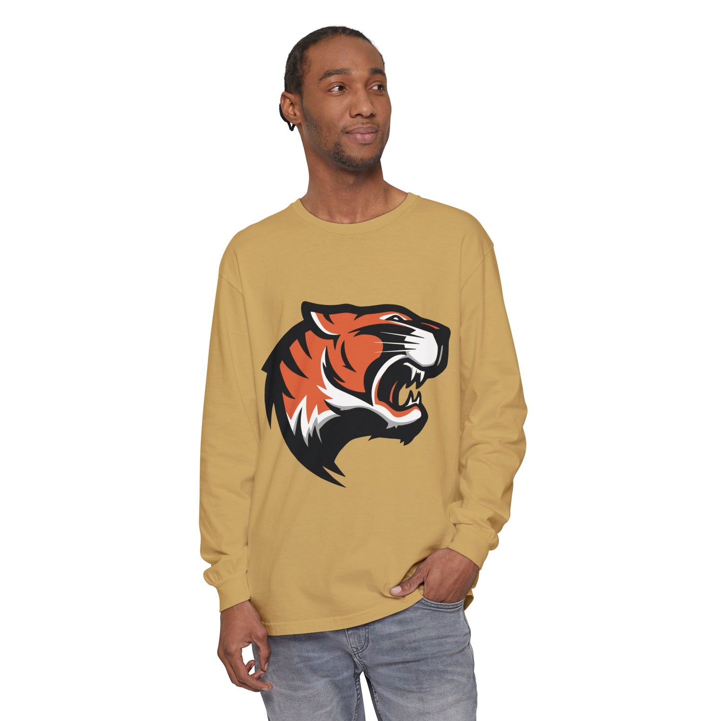 Garment-Dyed Long Sleeve Tee
