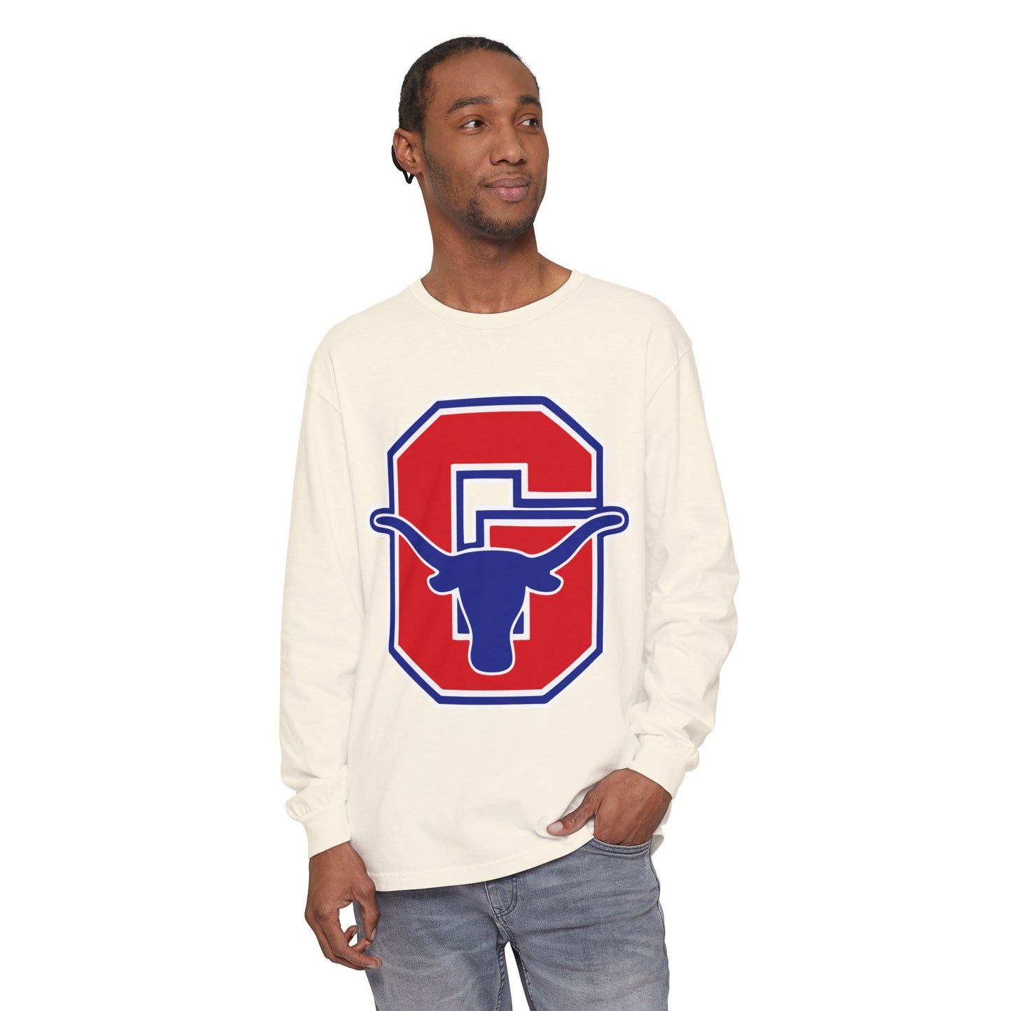 Garment-Dyed Long Sleeve Tee