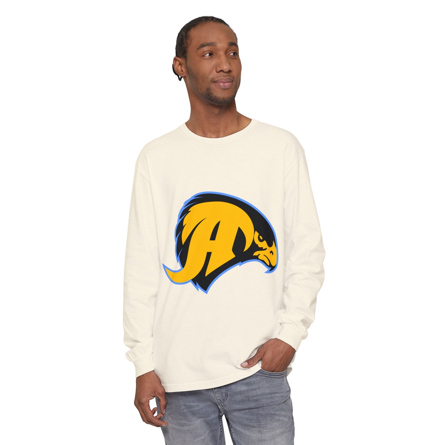 Garment-Dyed Long Sleeve Tee