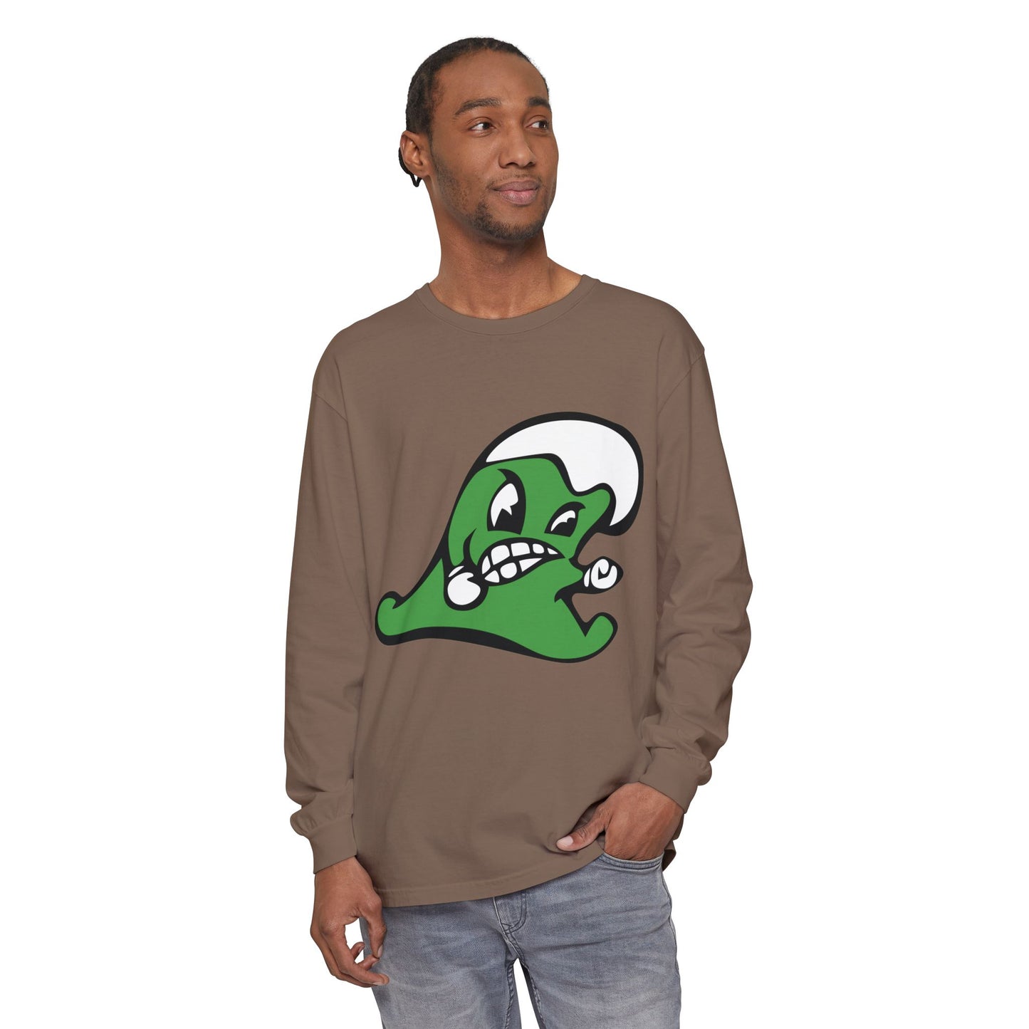 Garment-Dyed Long Sleeve Tee