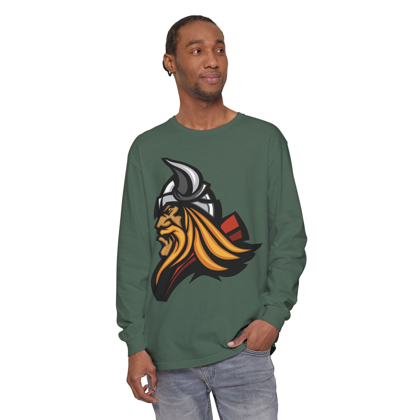 Garment-Dyed Long Sleeve Tee