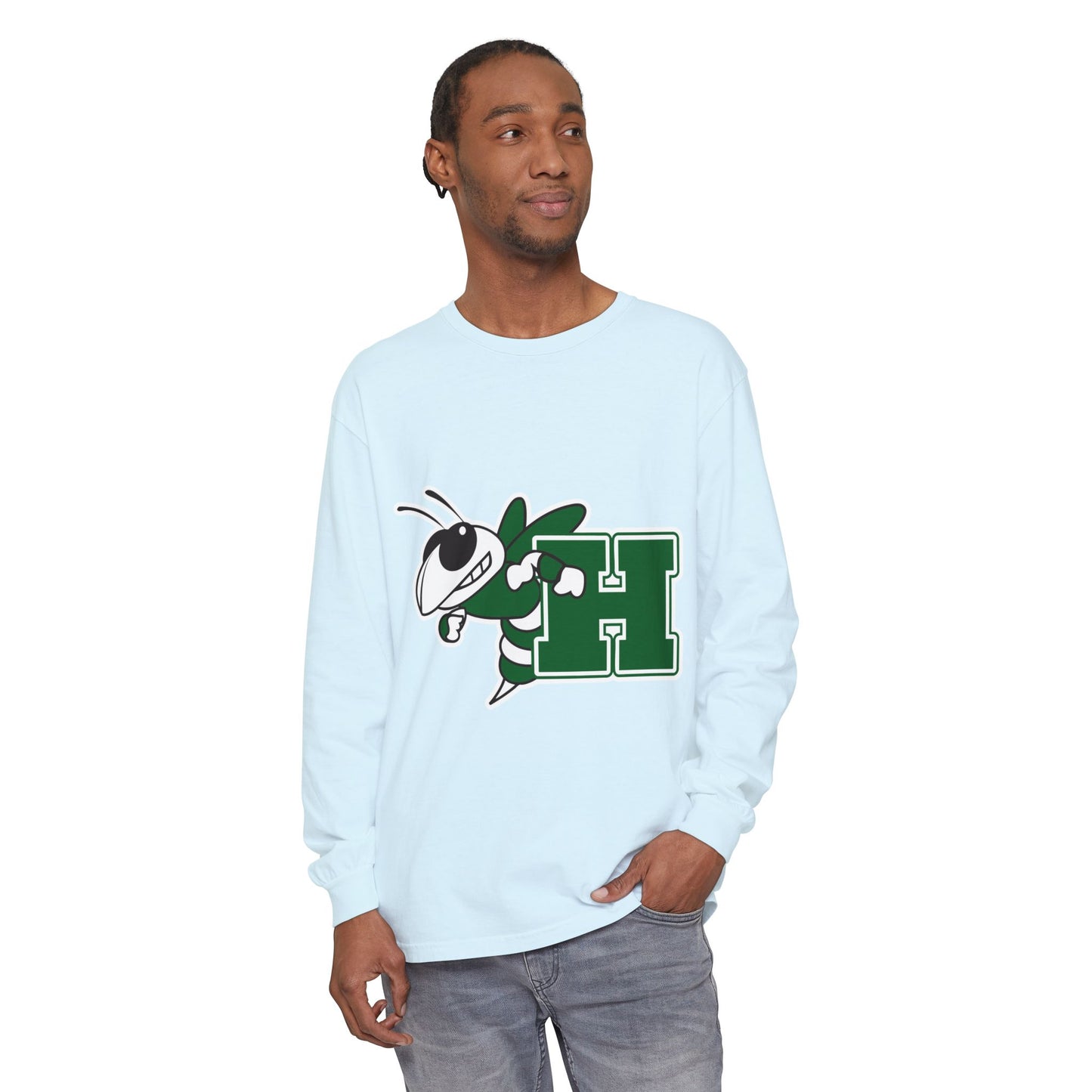 Garment-Dyed Long Sleeve Tee