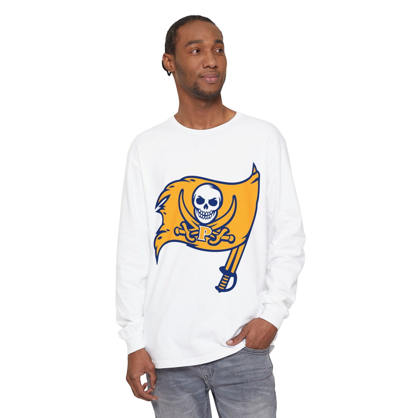 Garment-Dyed Long Sleeve Tee