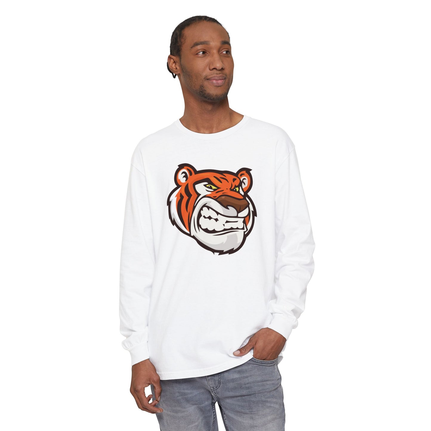 Garment-Dyed Long Sleeve Tee