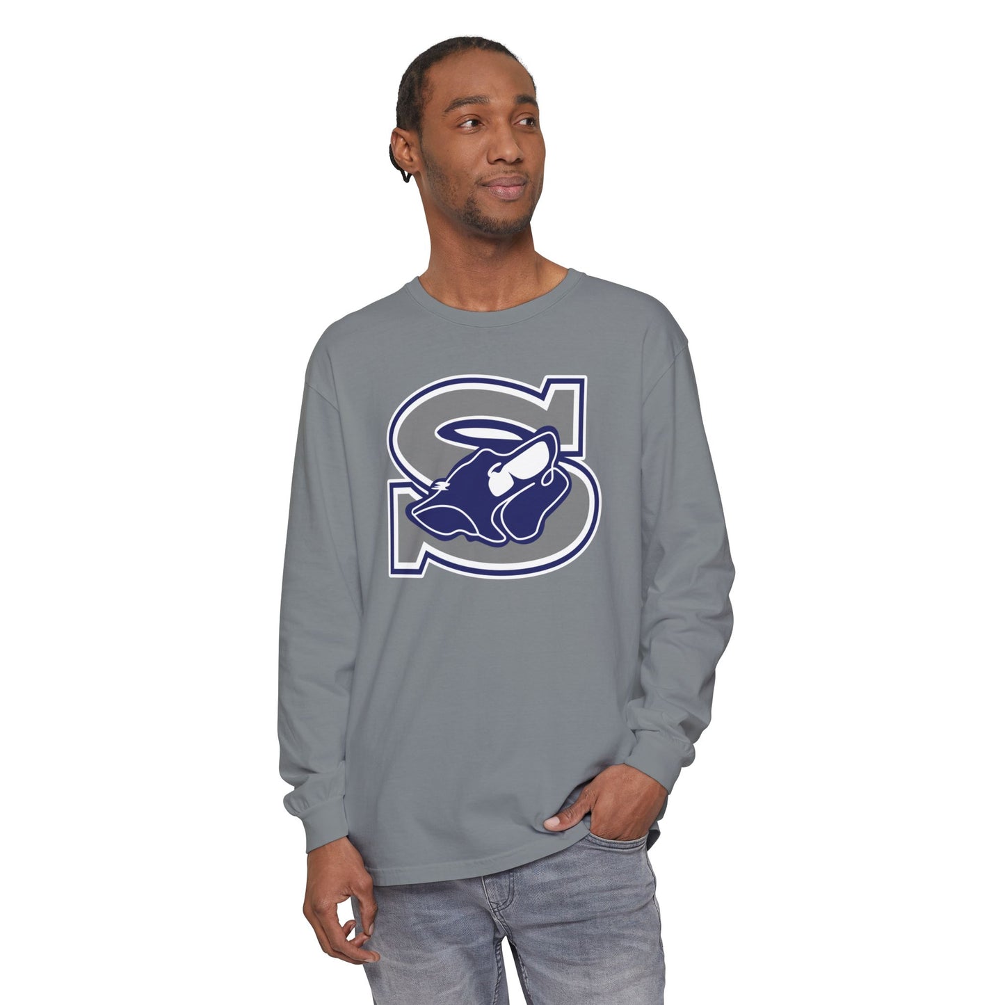 Garment-Dyed Long Sleeve Tee